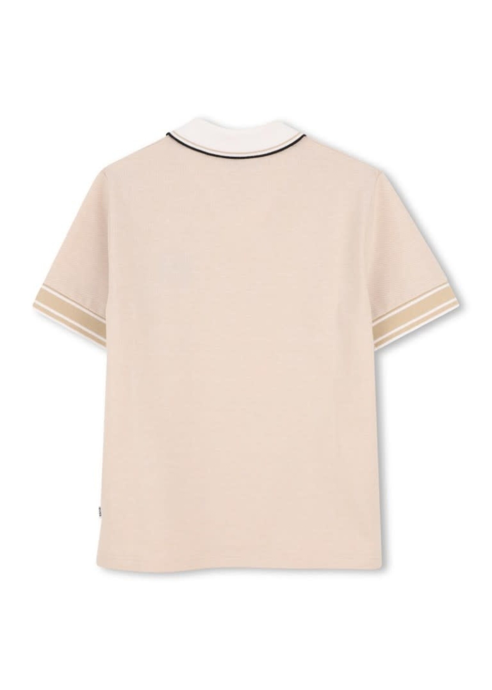 Boss Boss POLO MET KORTE MOUWEN J53075 BEIGE