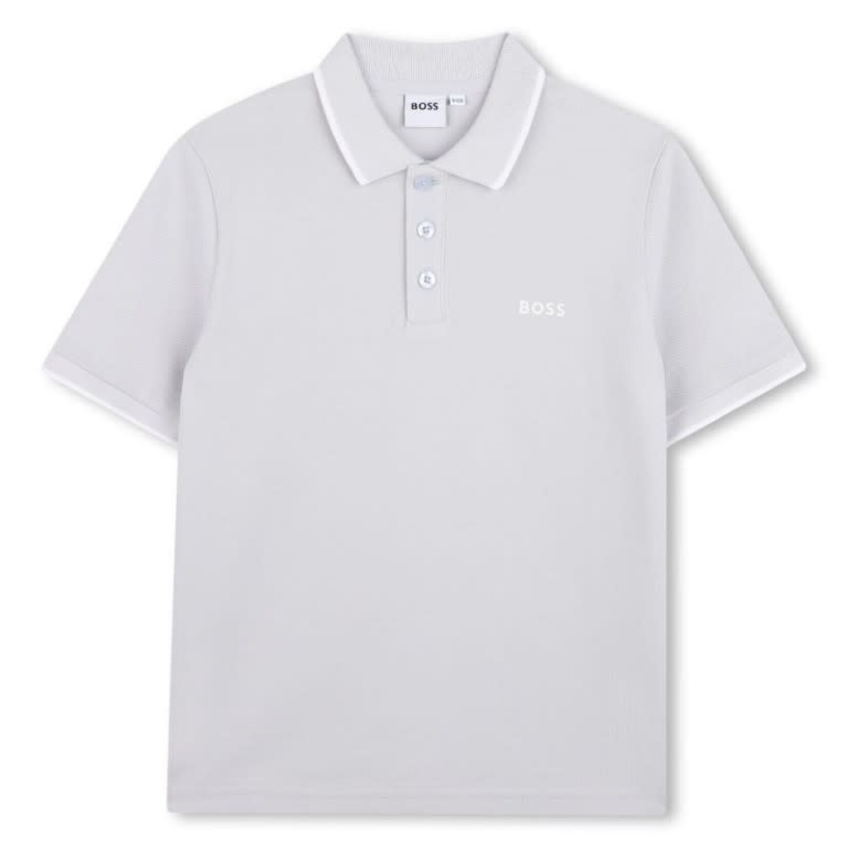 Boss Boss POLO MET KORTE MOUWEN J53169 LICHT BLAUW