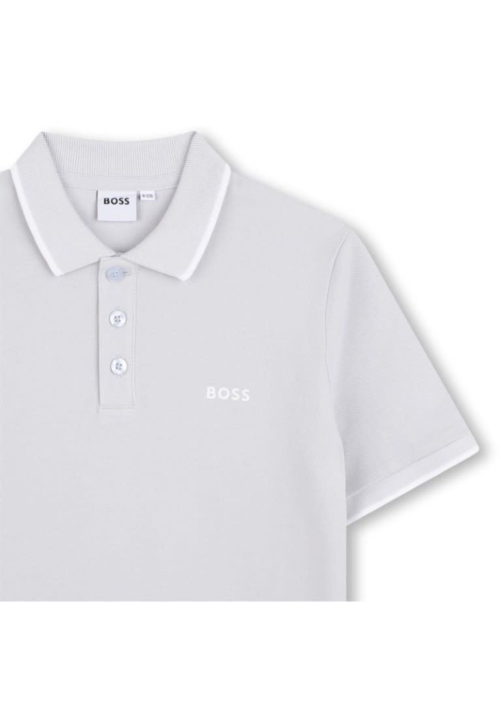 Boss Boss POLO MET KORTE MOUWEN J53169 LICHT BLAUW