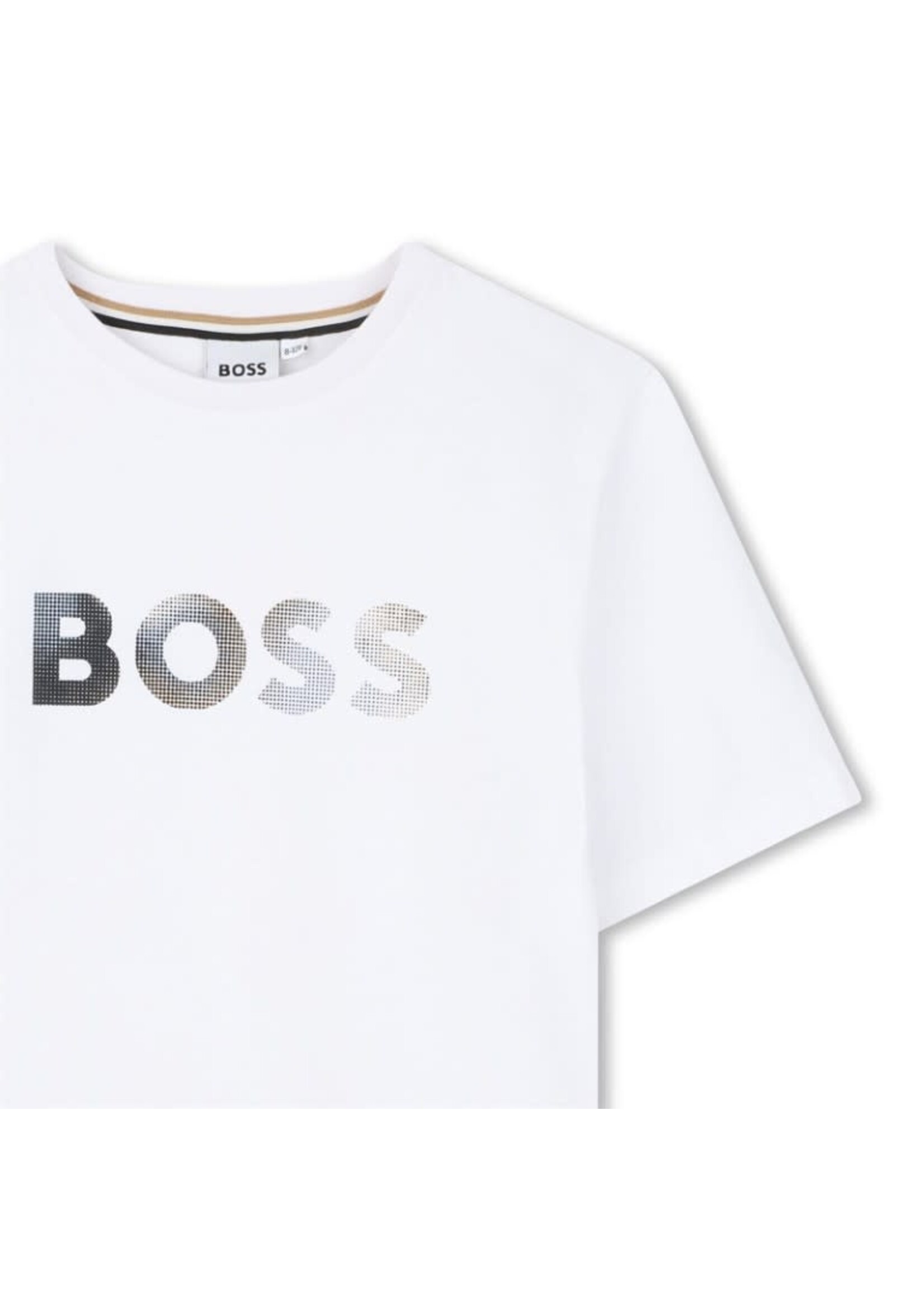 Boss Boss T-SHIRT KORTE MOUWEN J52983 WIT