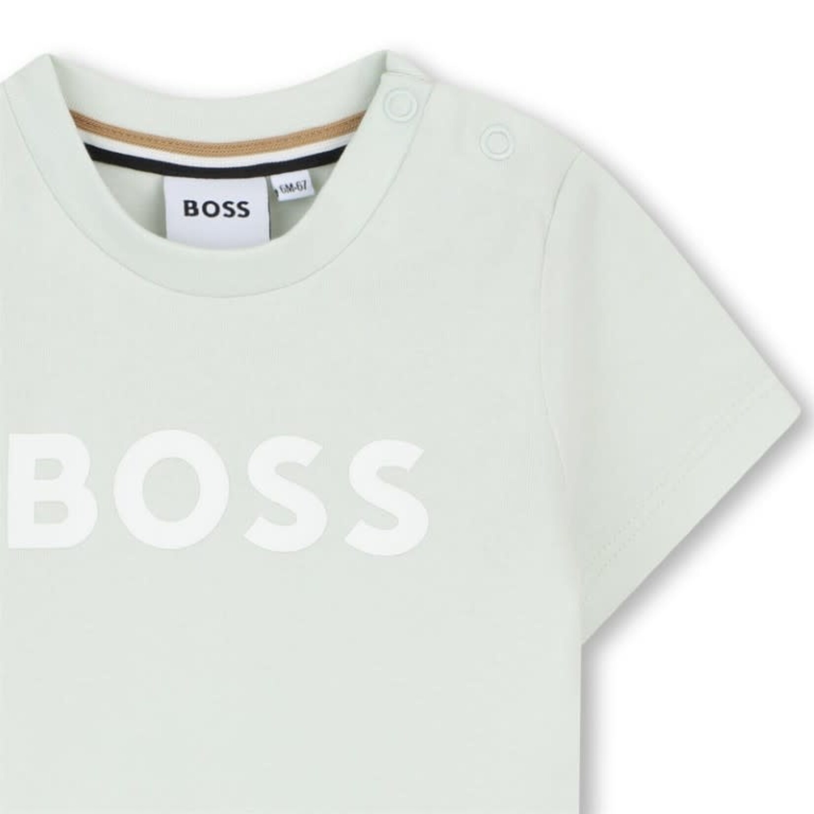 Boss Boss T-SHIRT KORTE MOUWEN J52712 SPRUIT GROEN