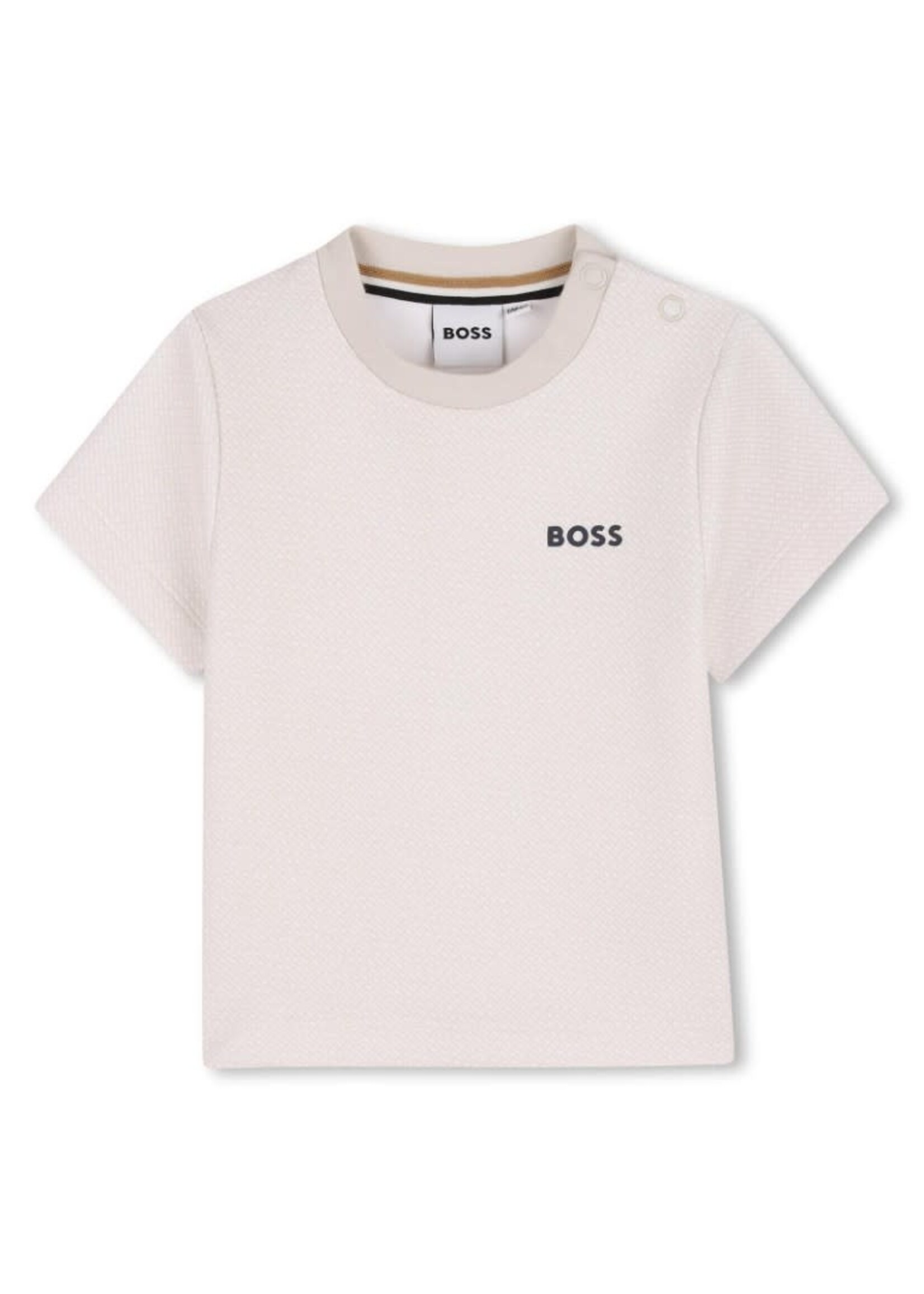 Boss Boss T-SHIRT KORTE MOUWEN J52884 ZAND
