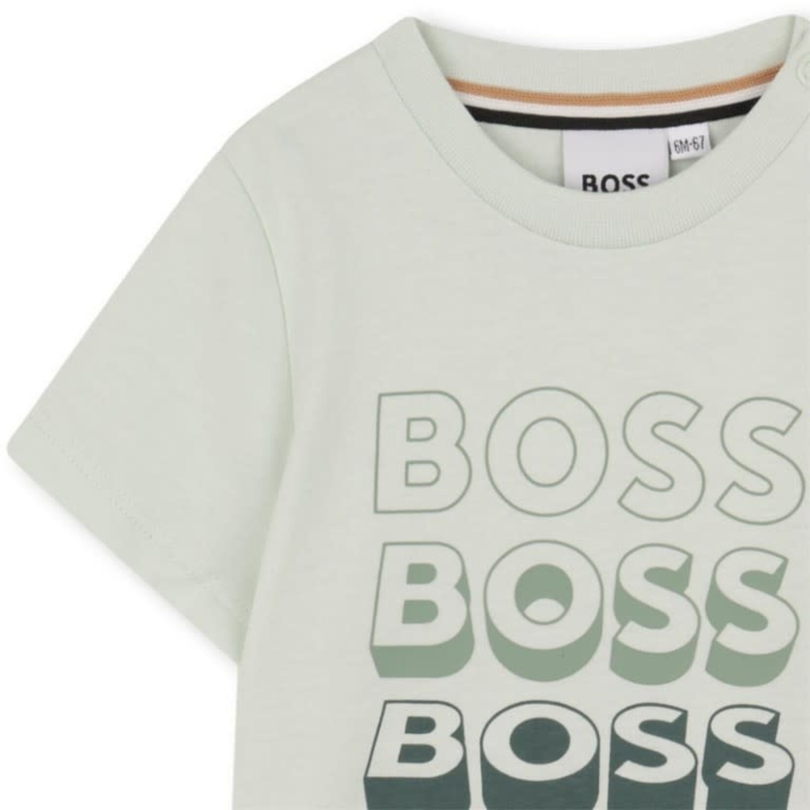 Boss Boss T-SHIRT KORTE MOUWEN J52889 SPRUIT GROEN