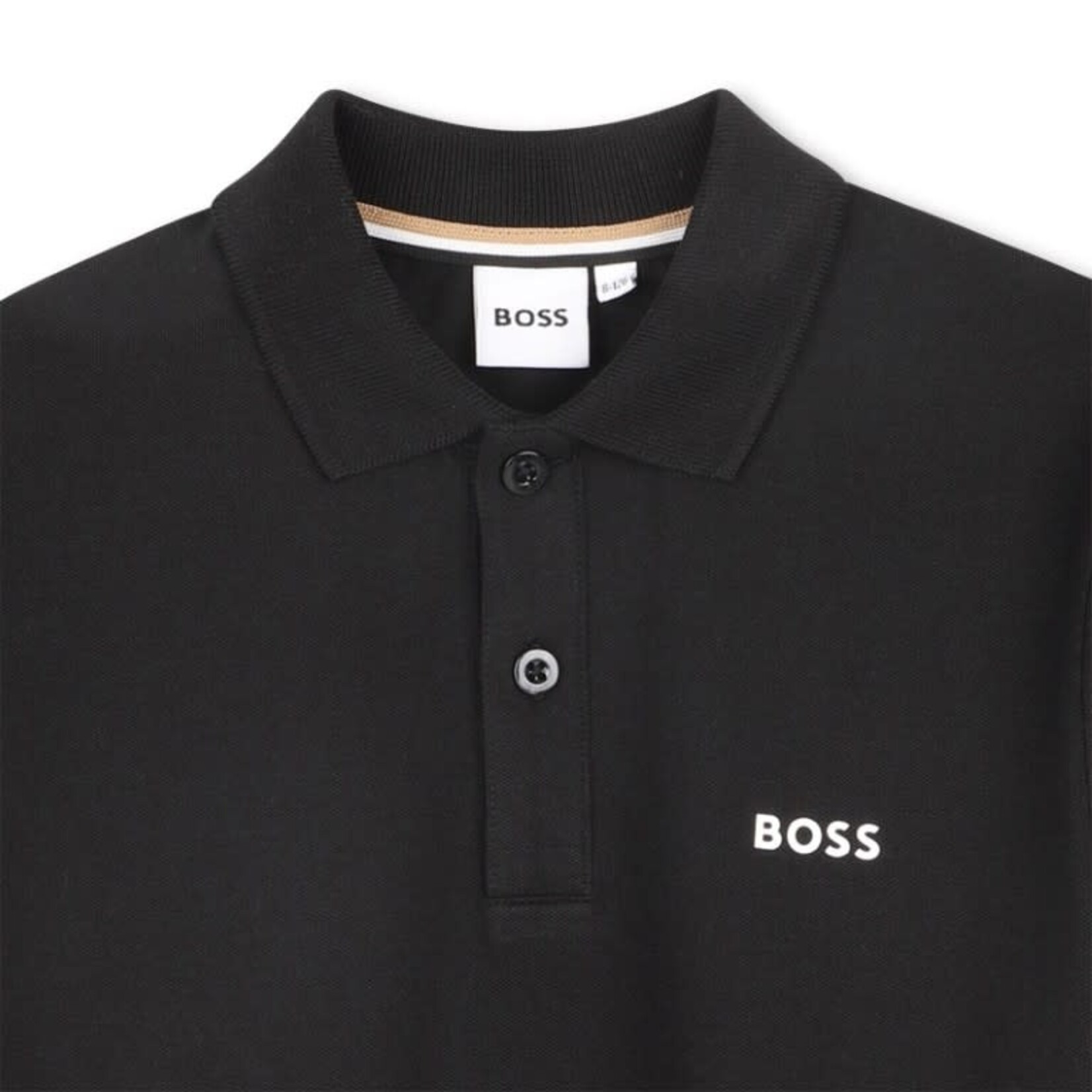 Boss Boss POLO MET KORTE MOUWEN J52954 ZWART