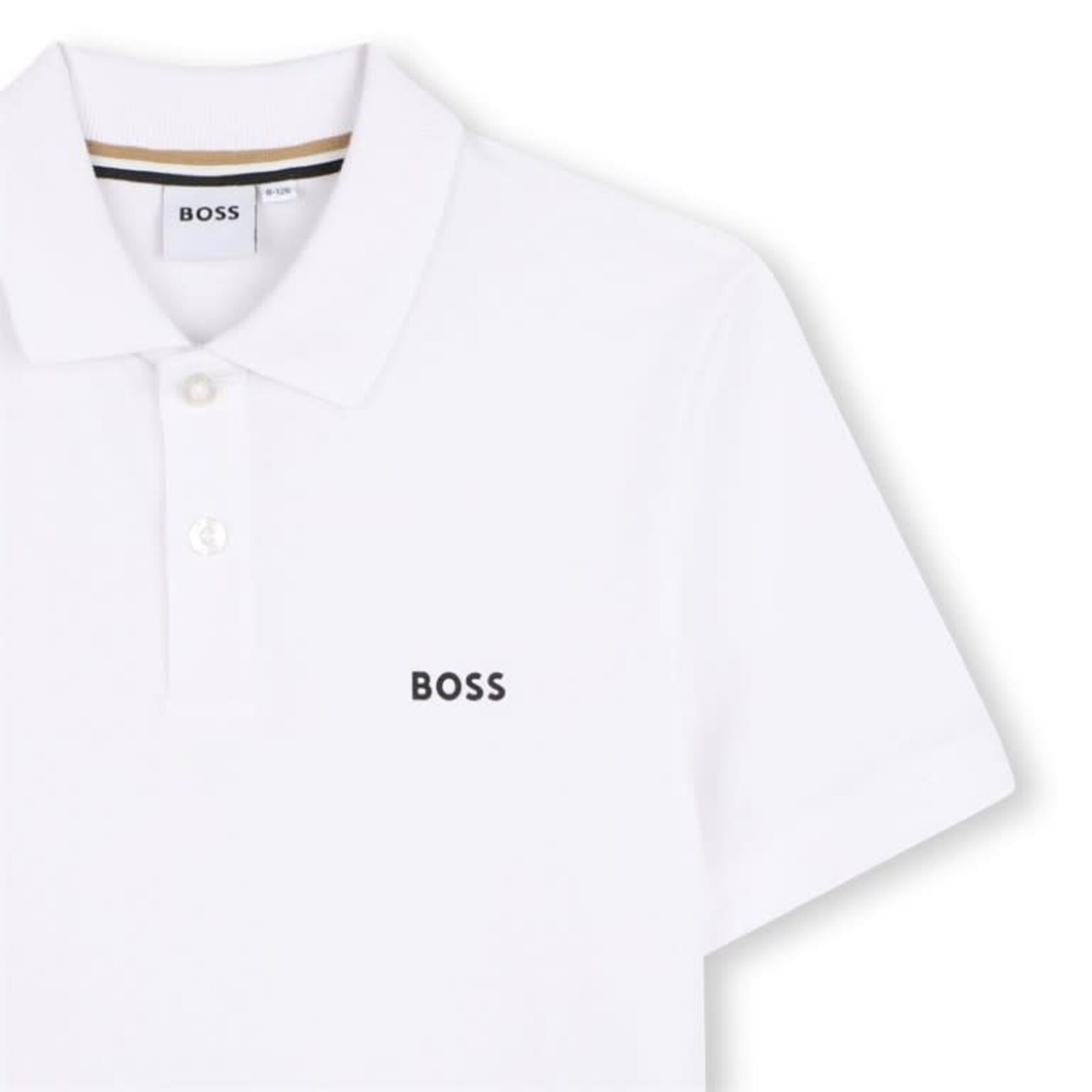 Boss Boss POLO MET KORTE MOUWEN J52954 WIT
