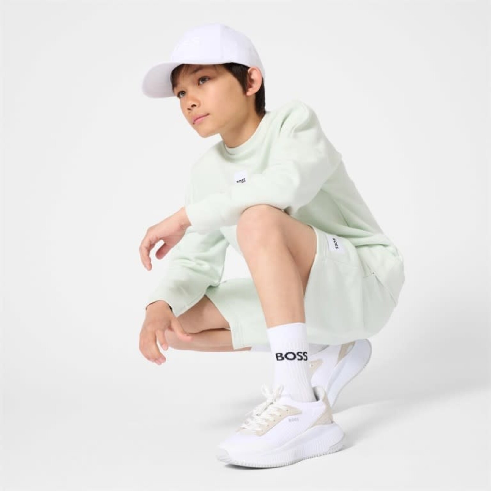 Boss Boss SWEATER J52965 SPRUIT GROEN