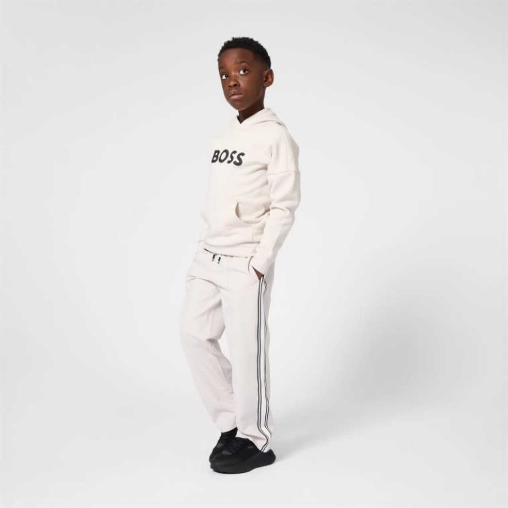 Boss Boss SWEATER MET KAP J52969 IVOOR