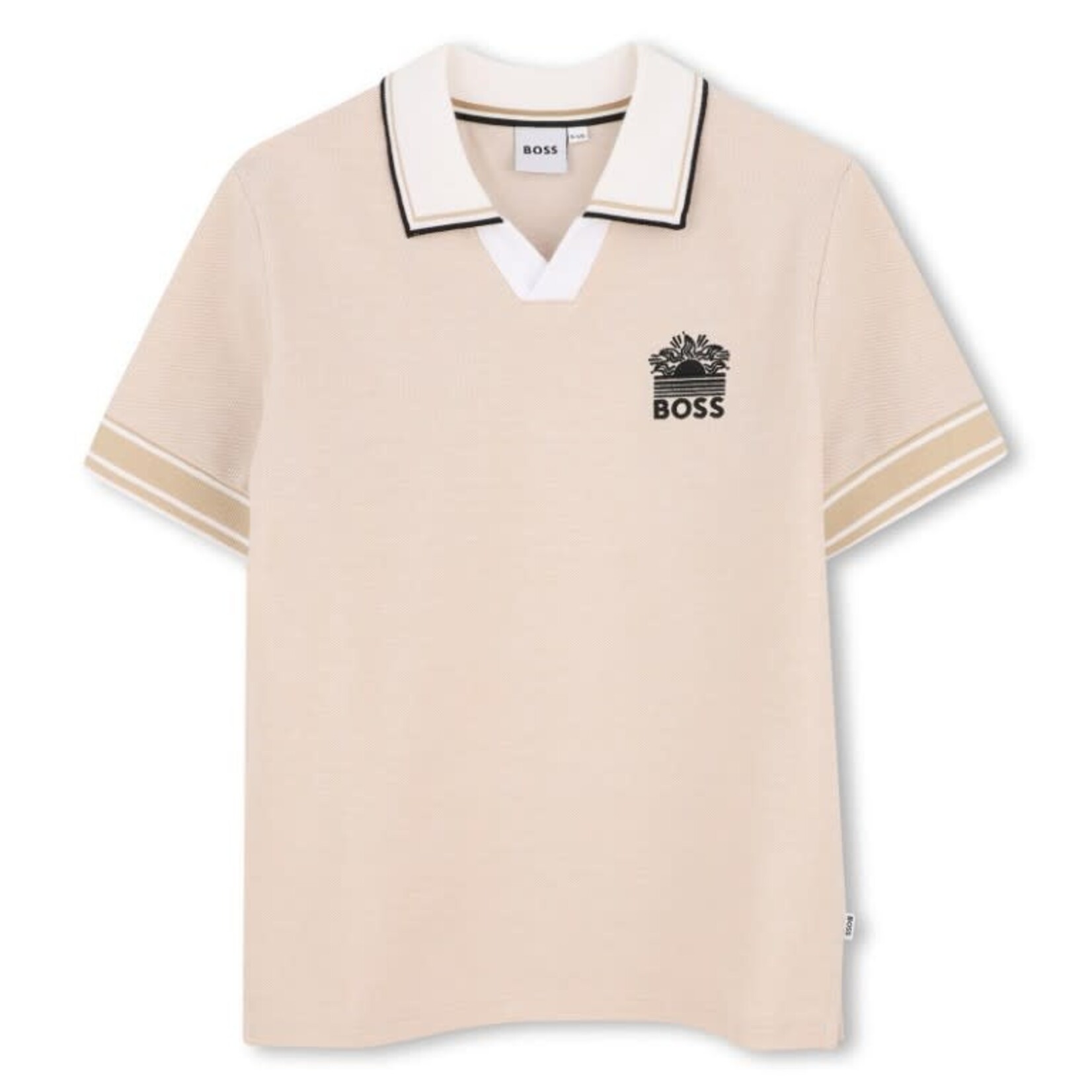 Boss Boss POLO MET KORTE MOUWEN J53075 BEIGE