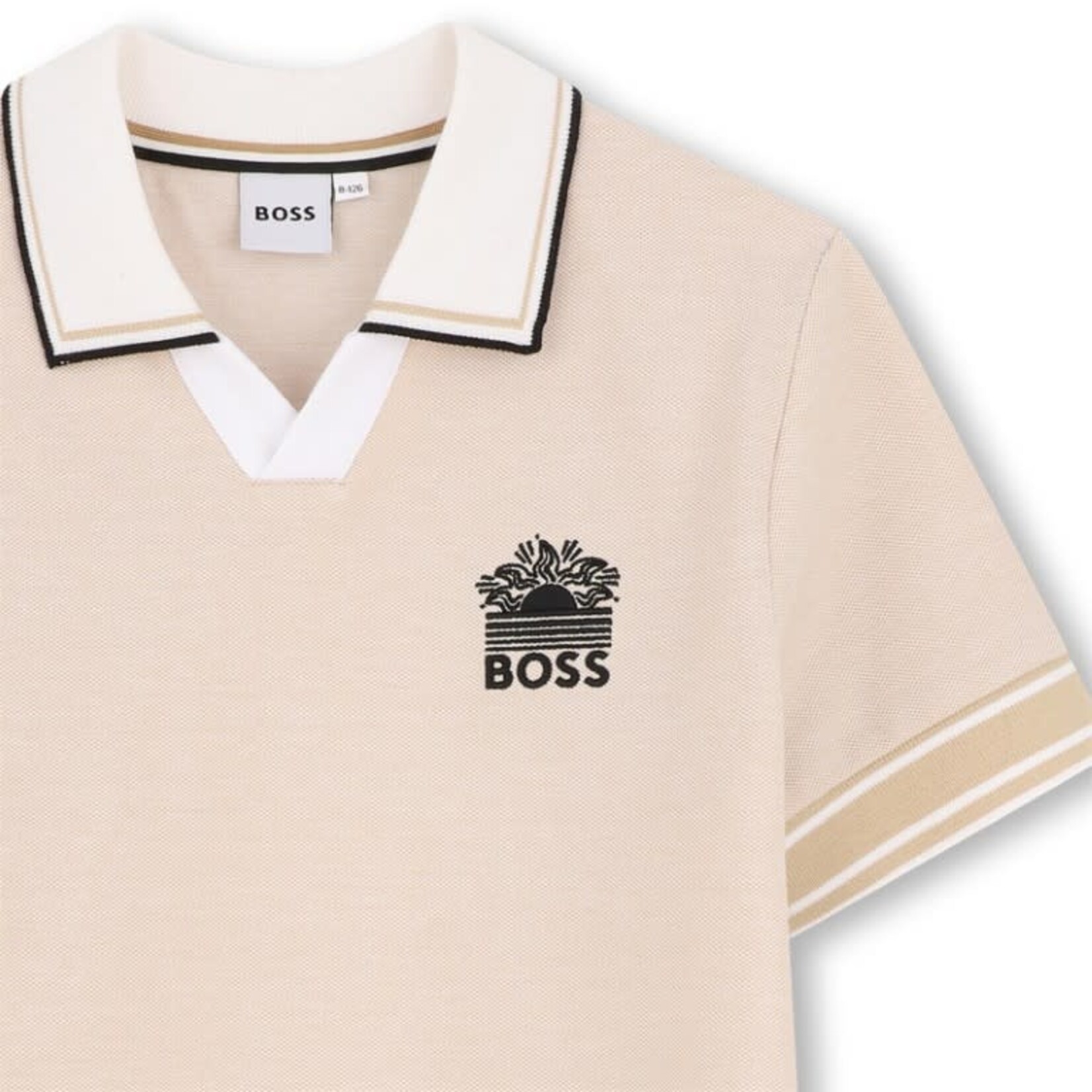 Boss Boss POLO MET KORTE MOUWEN J53075 BEIGE