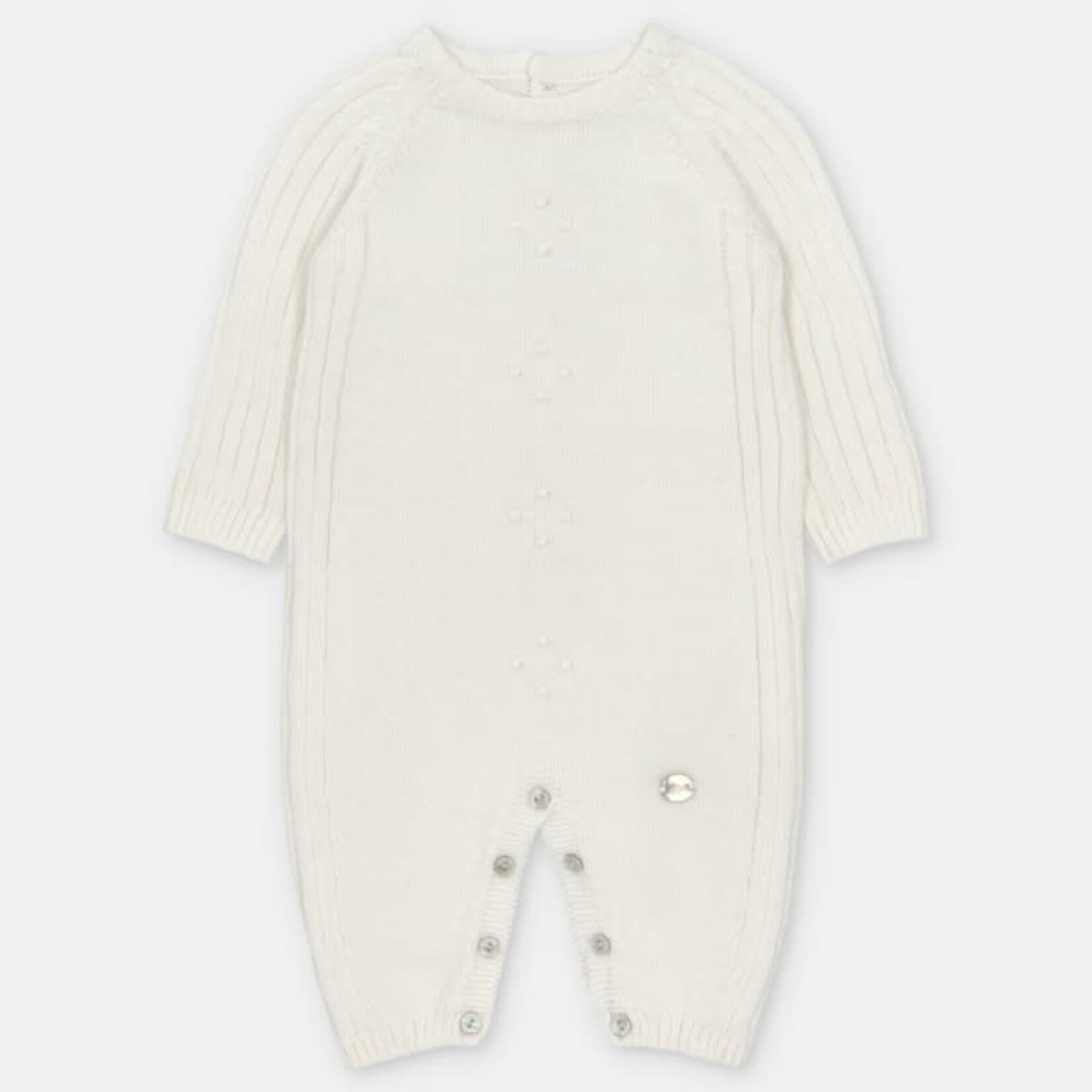 Martin Aranda Martin Aranda LONG ROMPER FOOTLESS KNIT UNISEX AMIEVA Blanco roto - 003-10320