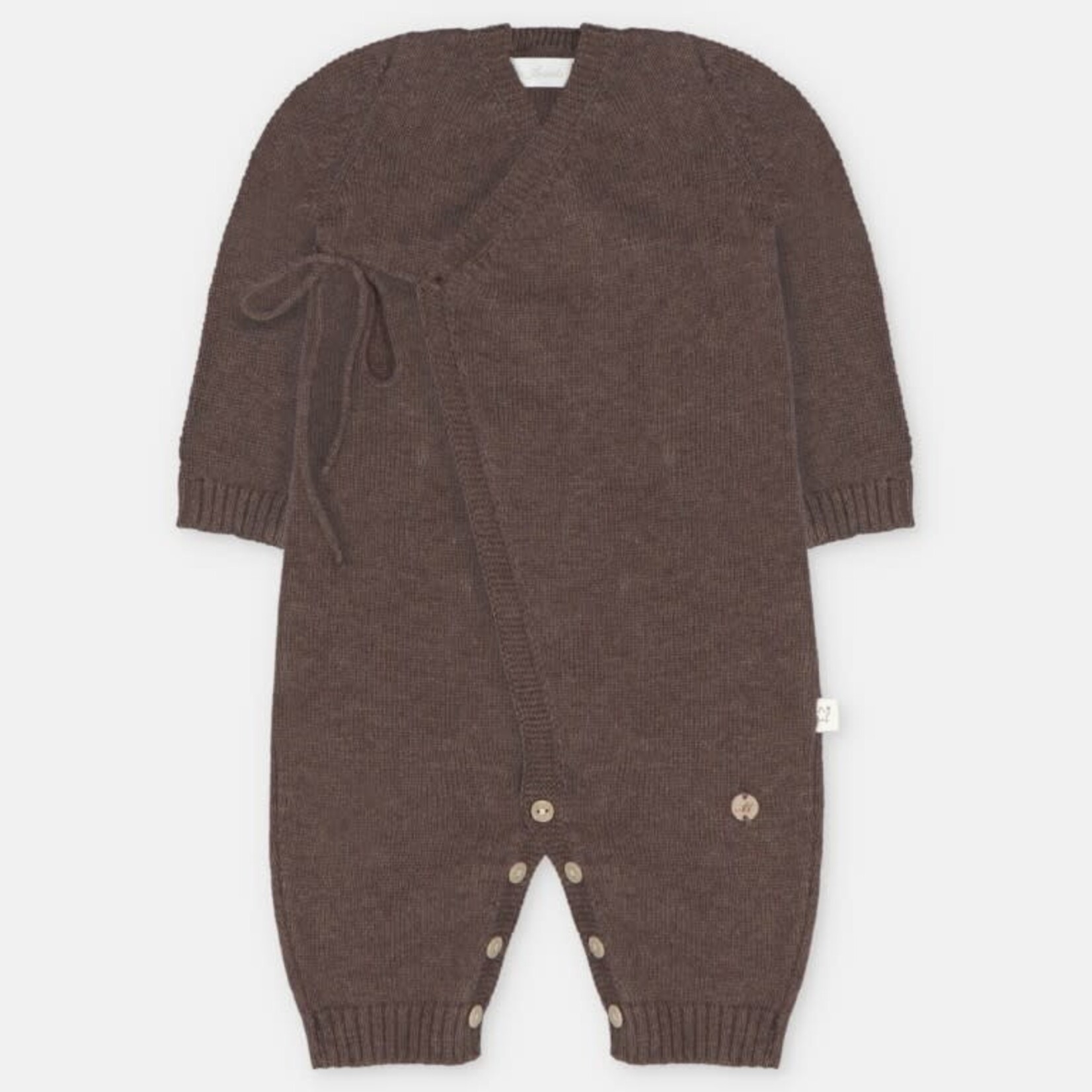 Martin Aranda Martin Aranda LONG ROMPER FOOTLESS KNIT UNISEX SIERO Celeste empolvado - 003-10329