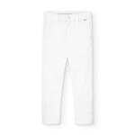 Boboli Boboli Stretch satin trousers for boy -BCI white 738042