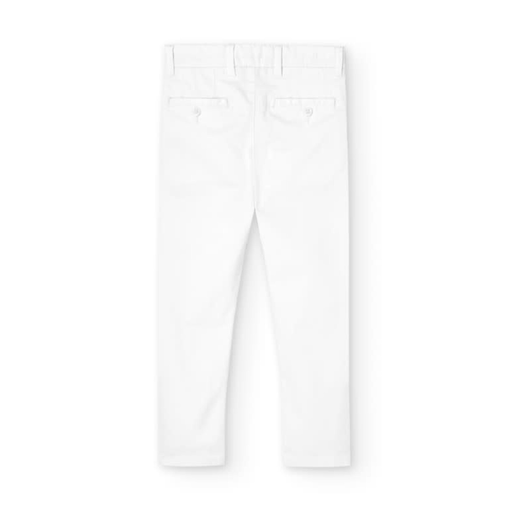 Boboli Boboli Stretch satin trousers for boy -BCI white 738042