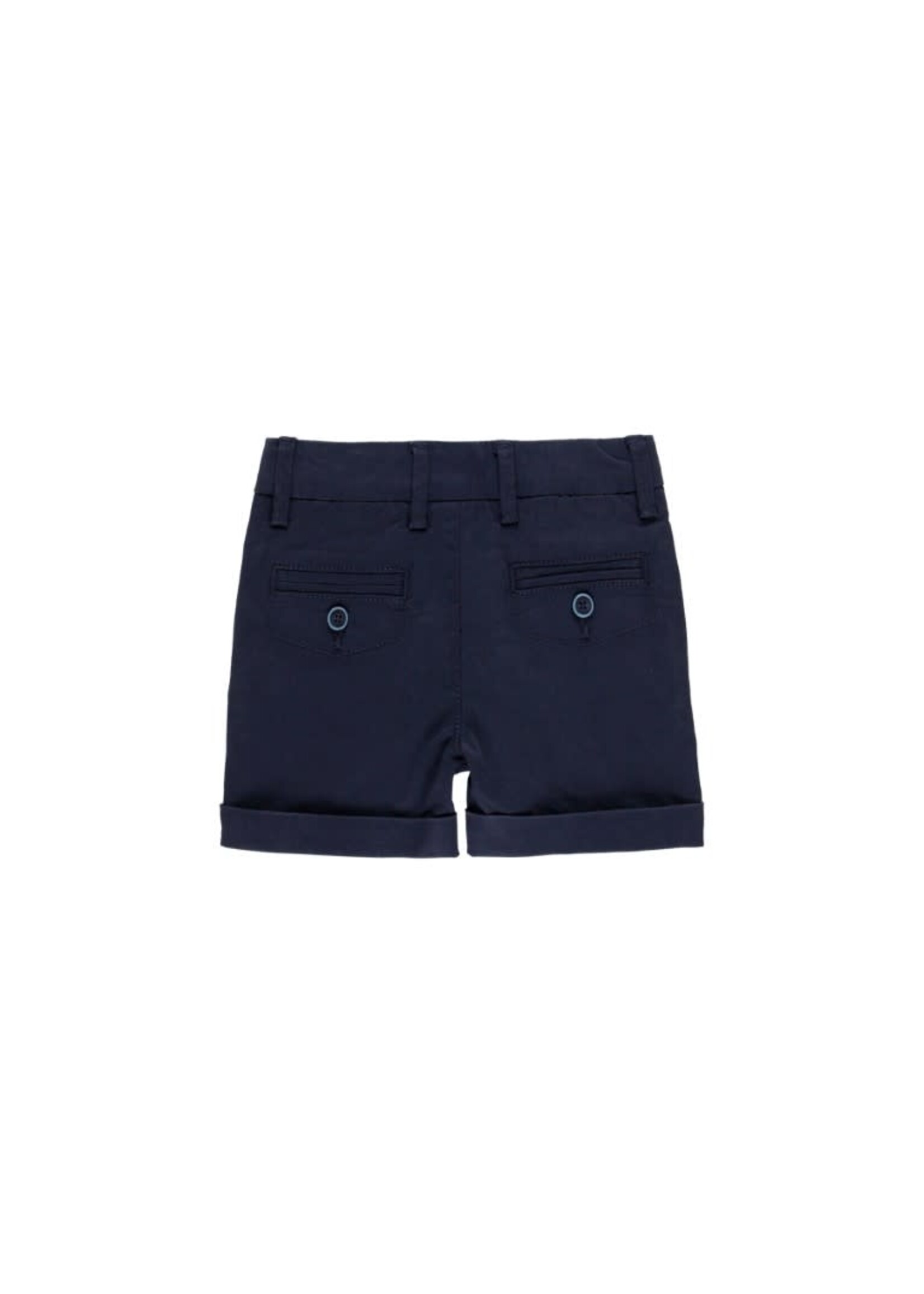 Boboli Boboli Satin bermuda shorts stretch for baby boy NAVY 714349