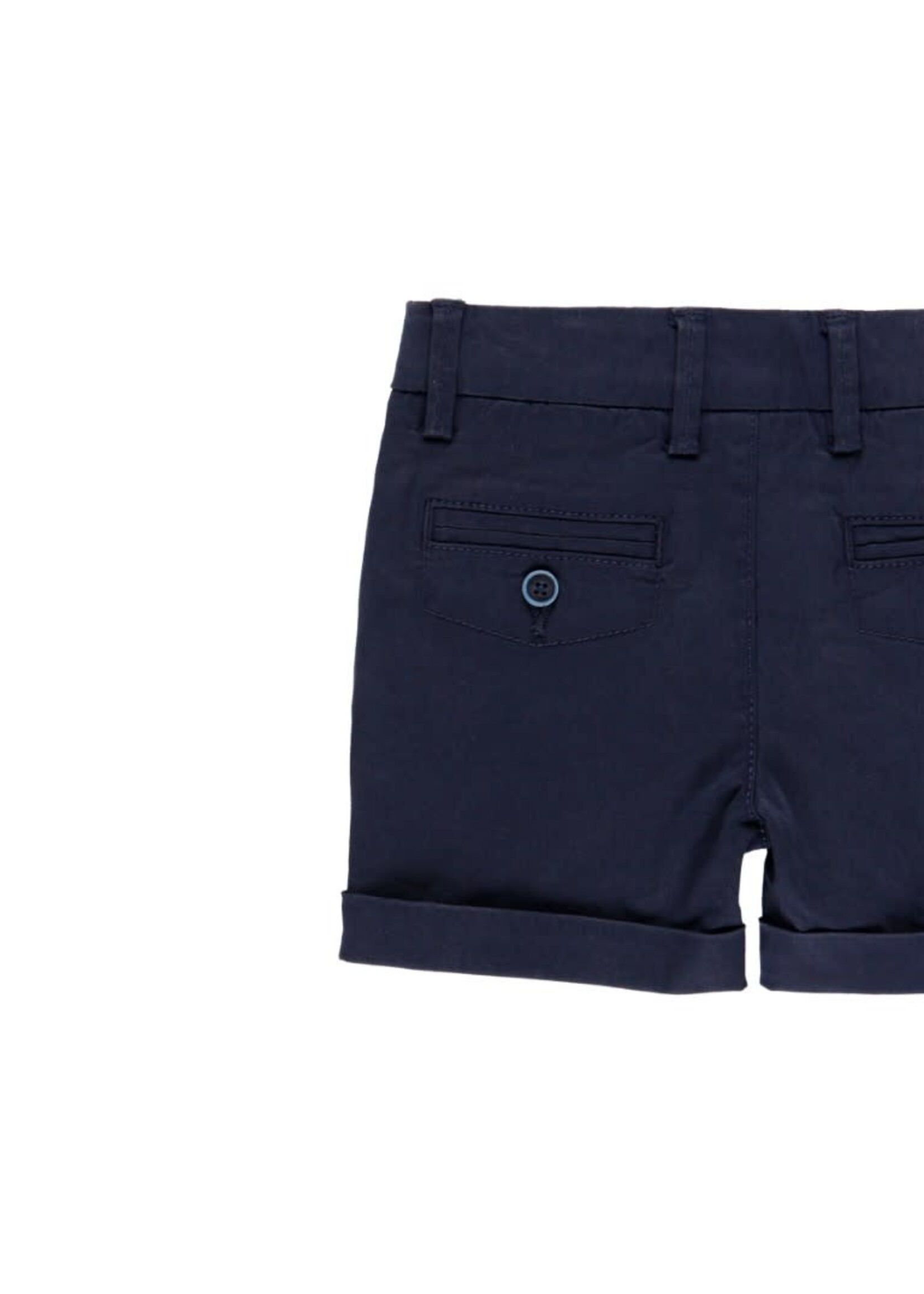 Boboli Boboli Satin bermuda shorts stretch for baby boy NAVY 714349
