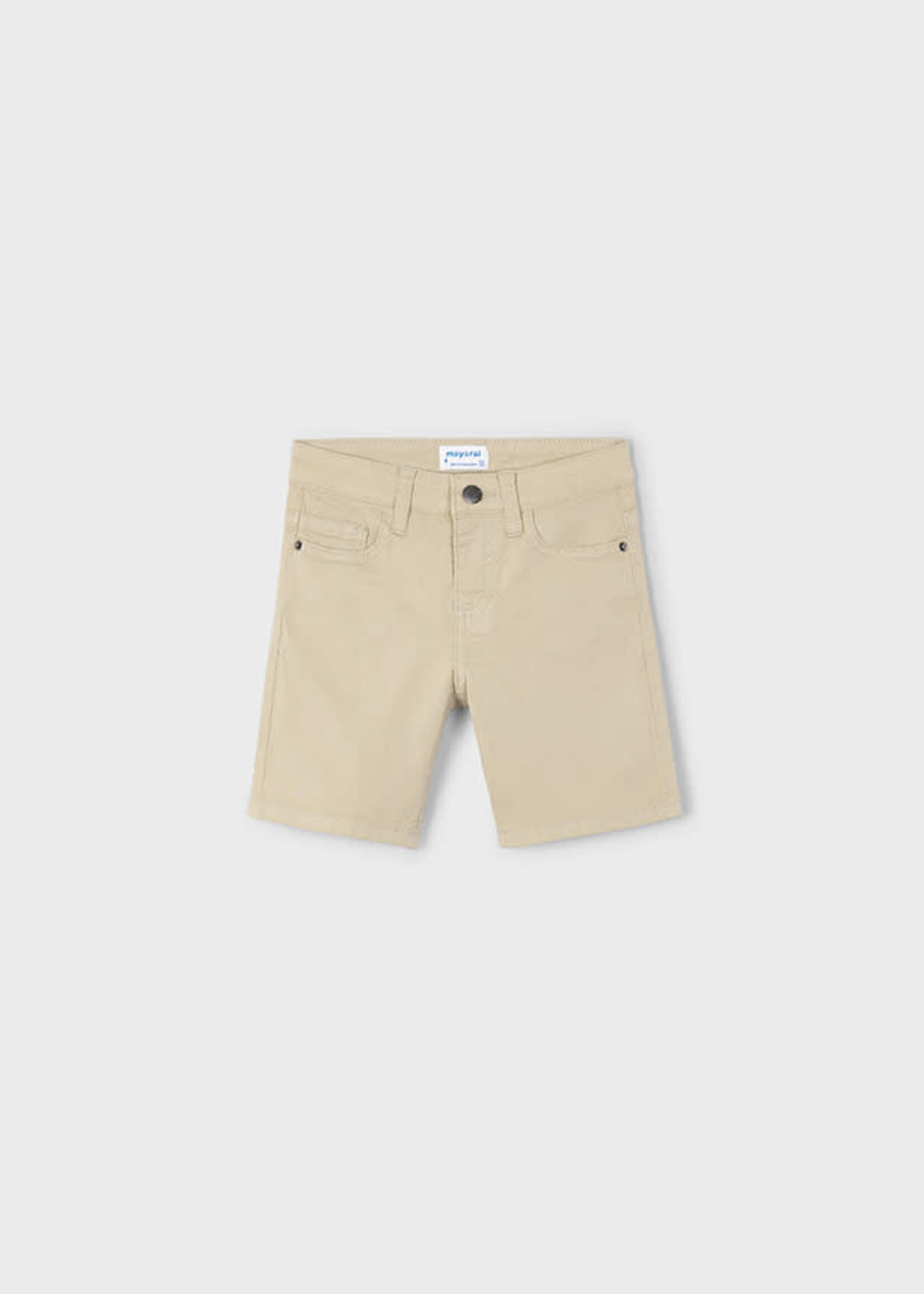 Mayoral Mayoral Basic 5 pockets twill shorts Almond - 25 00204