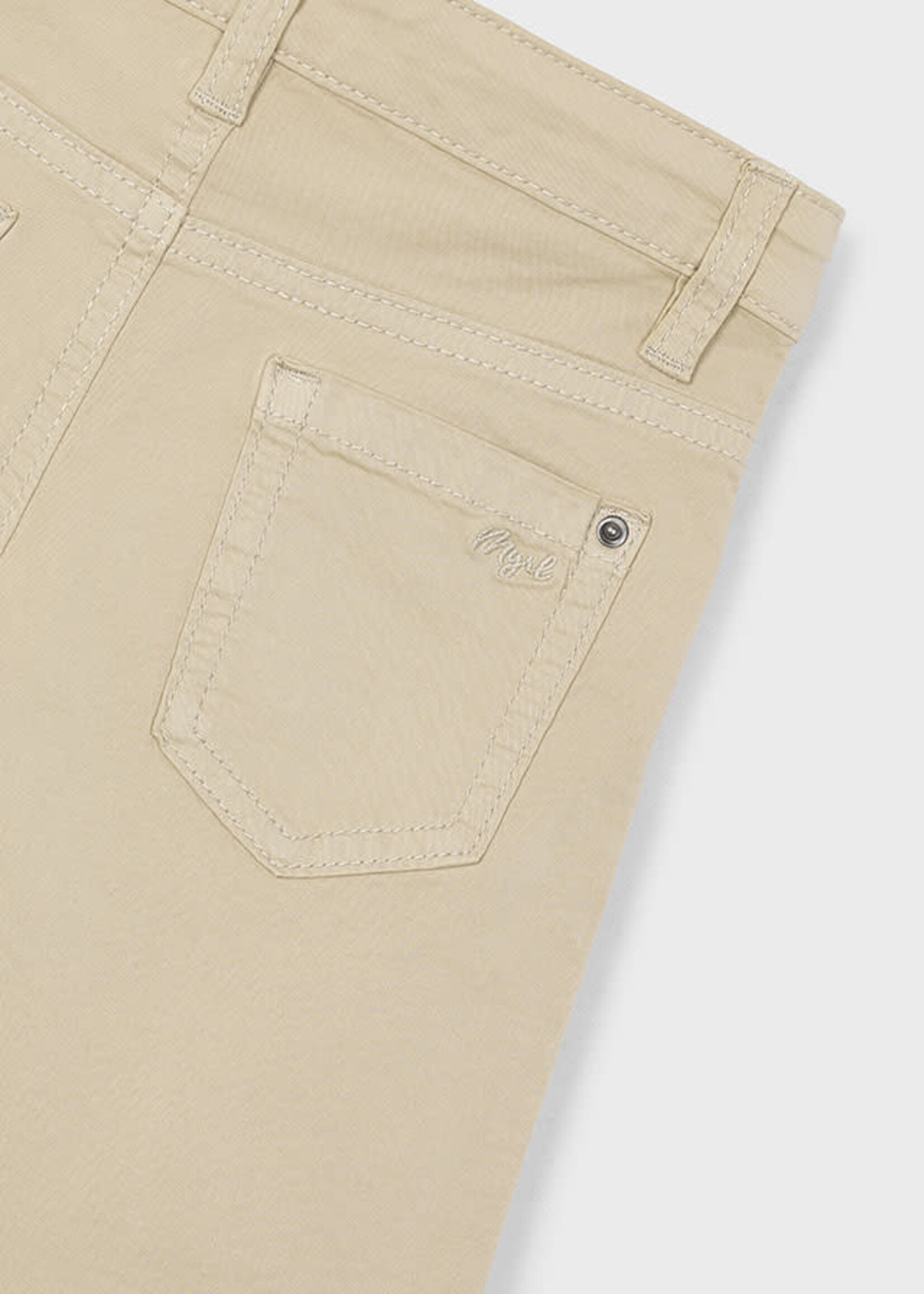 Mayoral Mayoral Basic 5 pockets twill shorts Almond - 25 00204