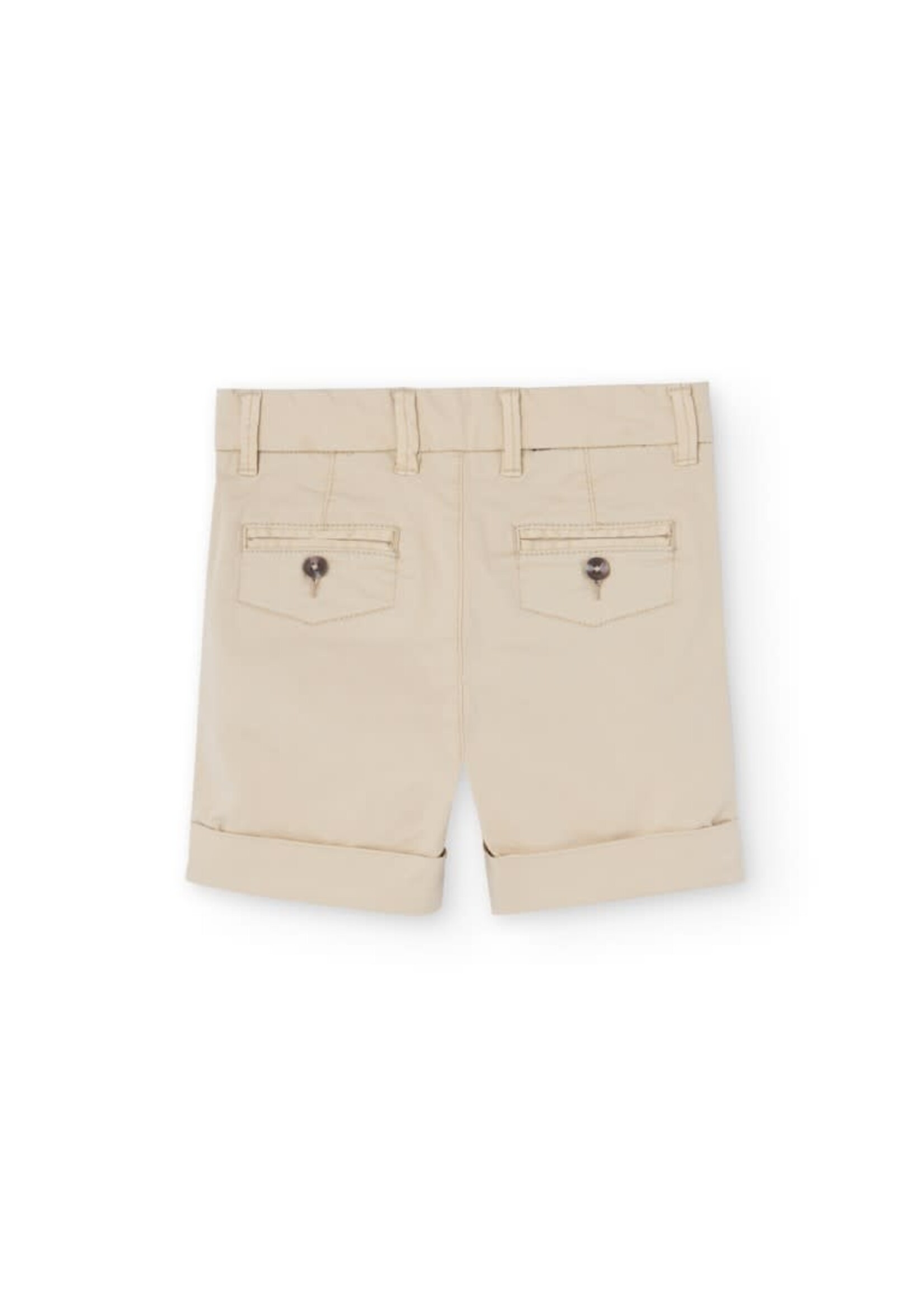 Boboli Boboli Satin bermuda shorts for boy -BCI sand 738390