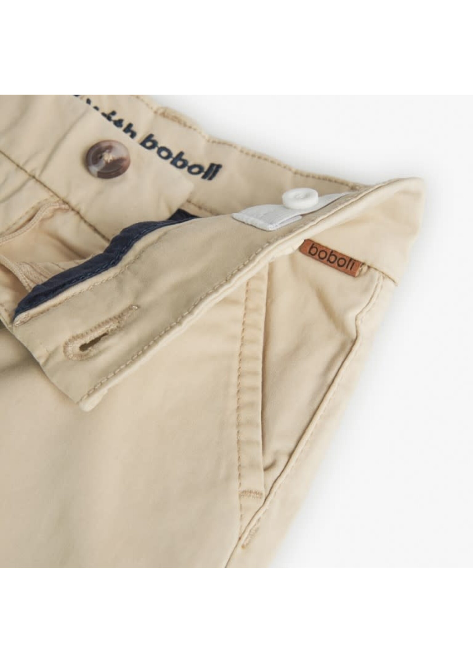 Boboli Boboli Satin bermuda shorts for boy -BCI sand 738390