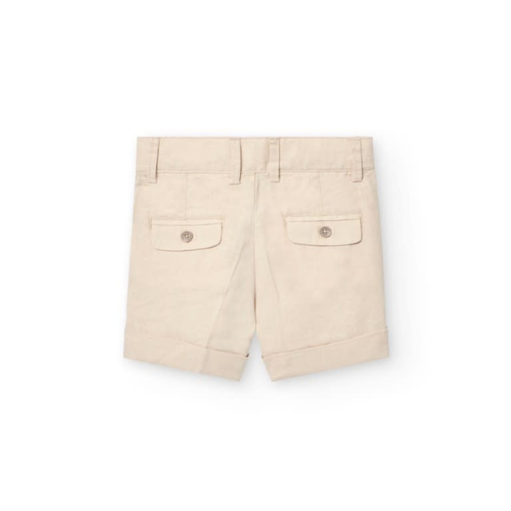 Boboli Boboli Linen bermuda shorts for baby boy -BCI saber 711065