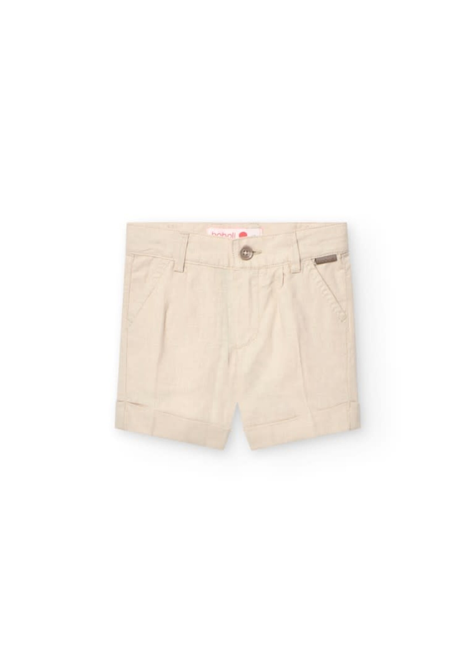 Boboli Boboli Linen bermuda shorts for baby boy -BCI saber 711065
