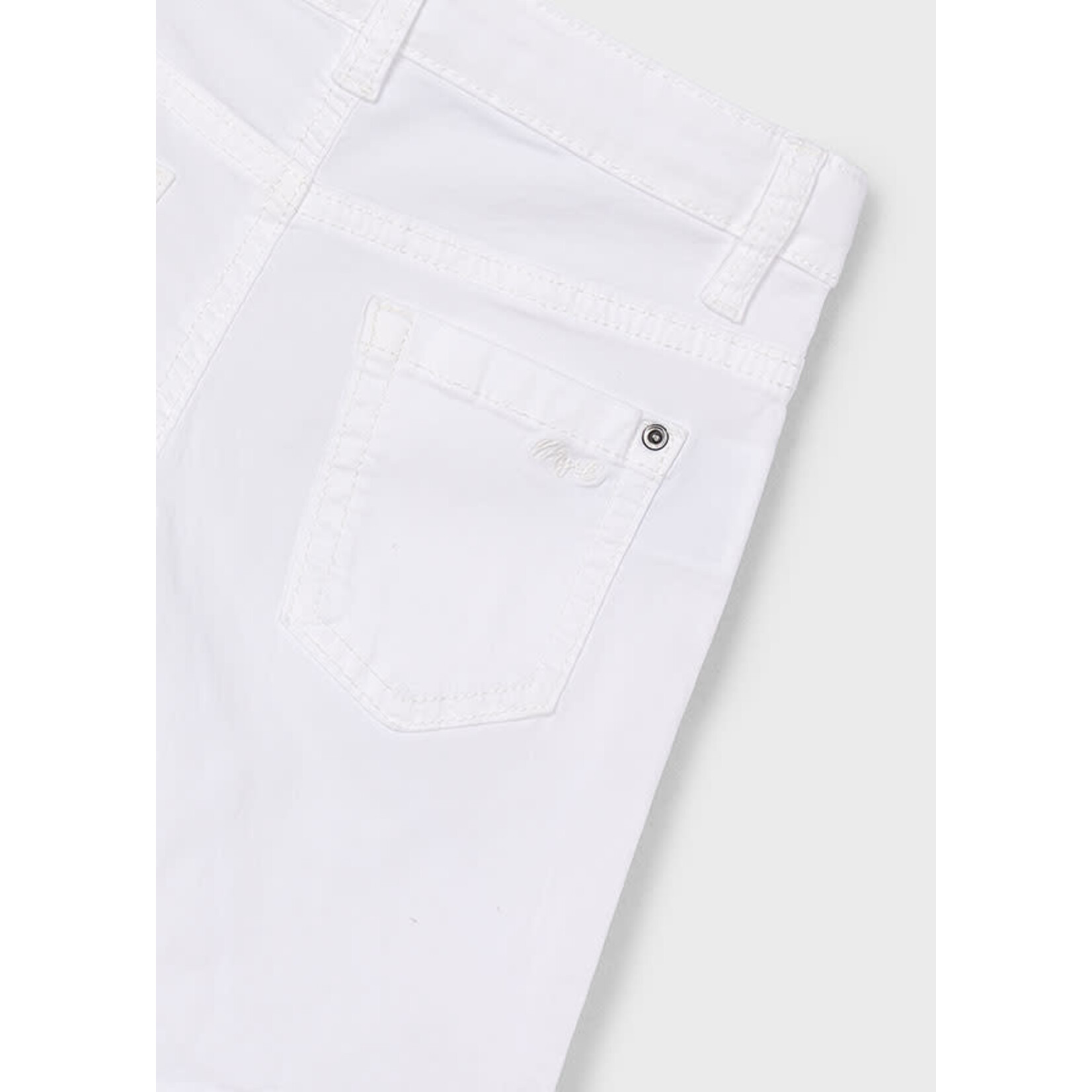 Mayoral Mayoral Basic 5 pockets twill shorts White - 25 00204
