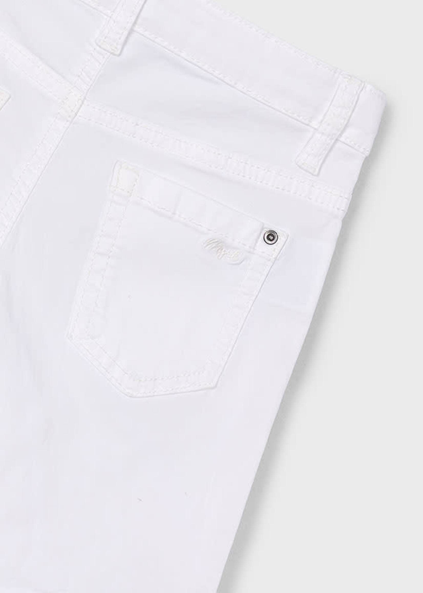 Mayoral Mayoral Basic 5 pockets twill shorts White - 25 00204