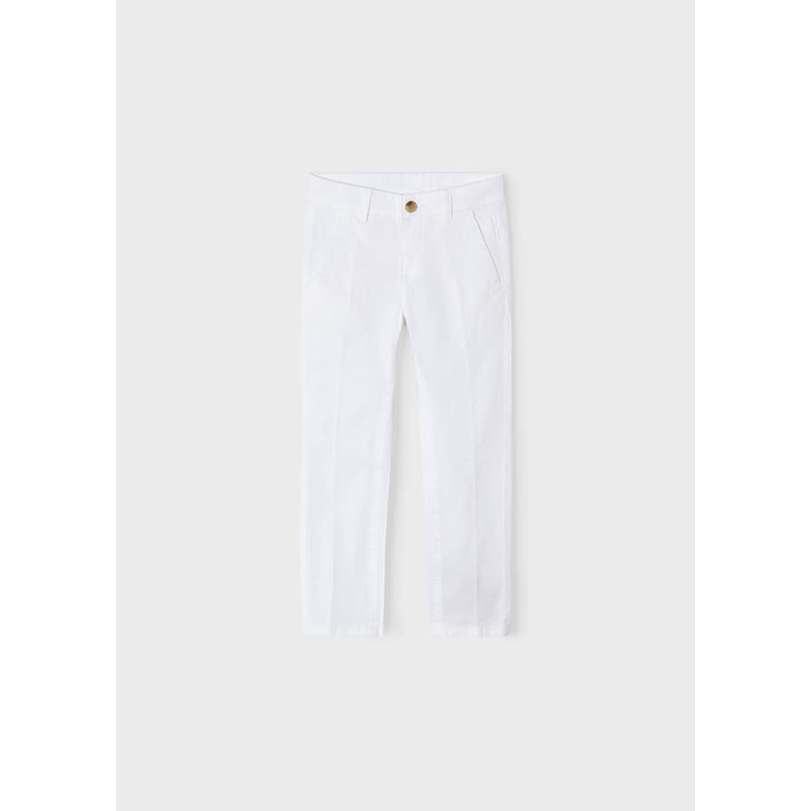 Mayoral Mayoral Twill basic trousers White - 25 00512