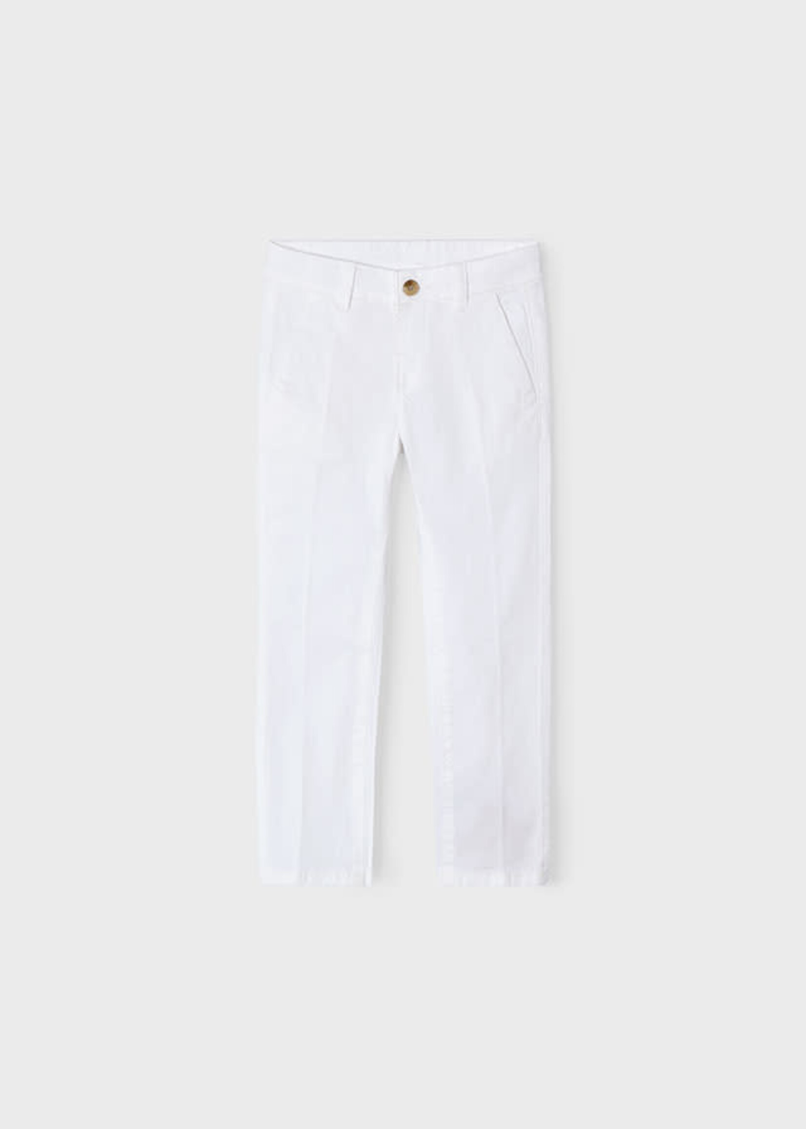 Mayoral Mayoral Twill basic trousers White - 25 00512
