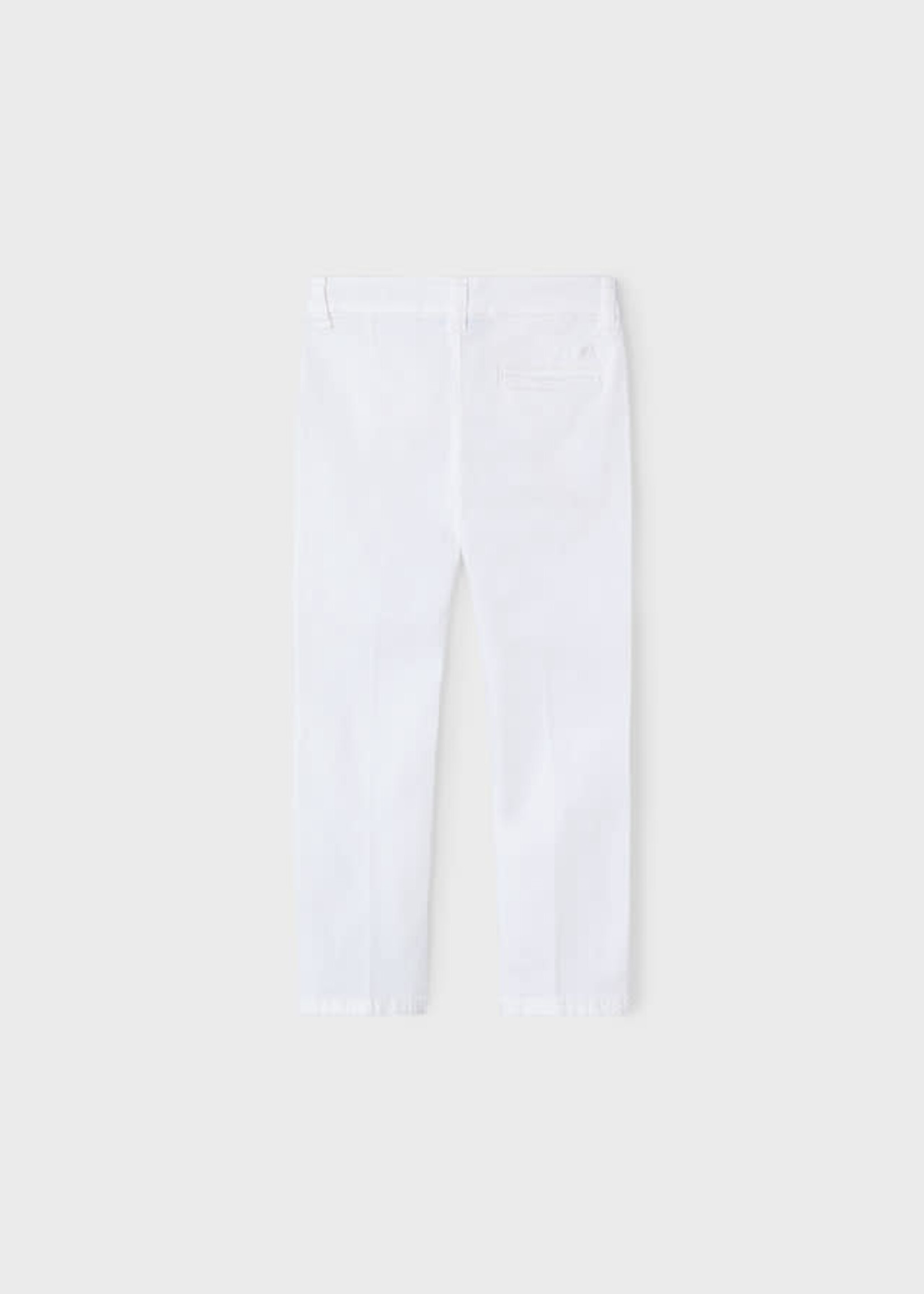 Mayoral Mayoral Twill basic trousers White - 25 00512