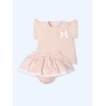 Mac Ilusion Mac Ilusion Jersey desmangado y culotte faldita estampada PLUMETI DUCKS Nude B