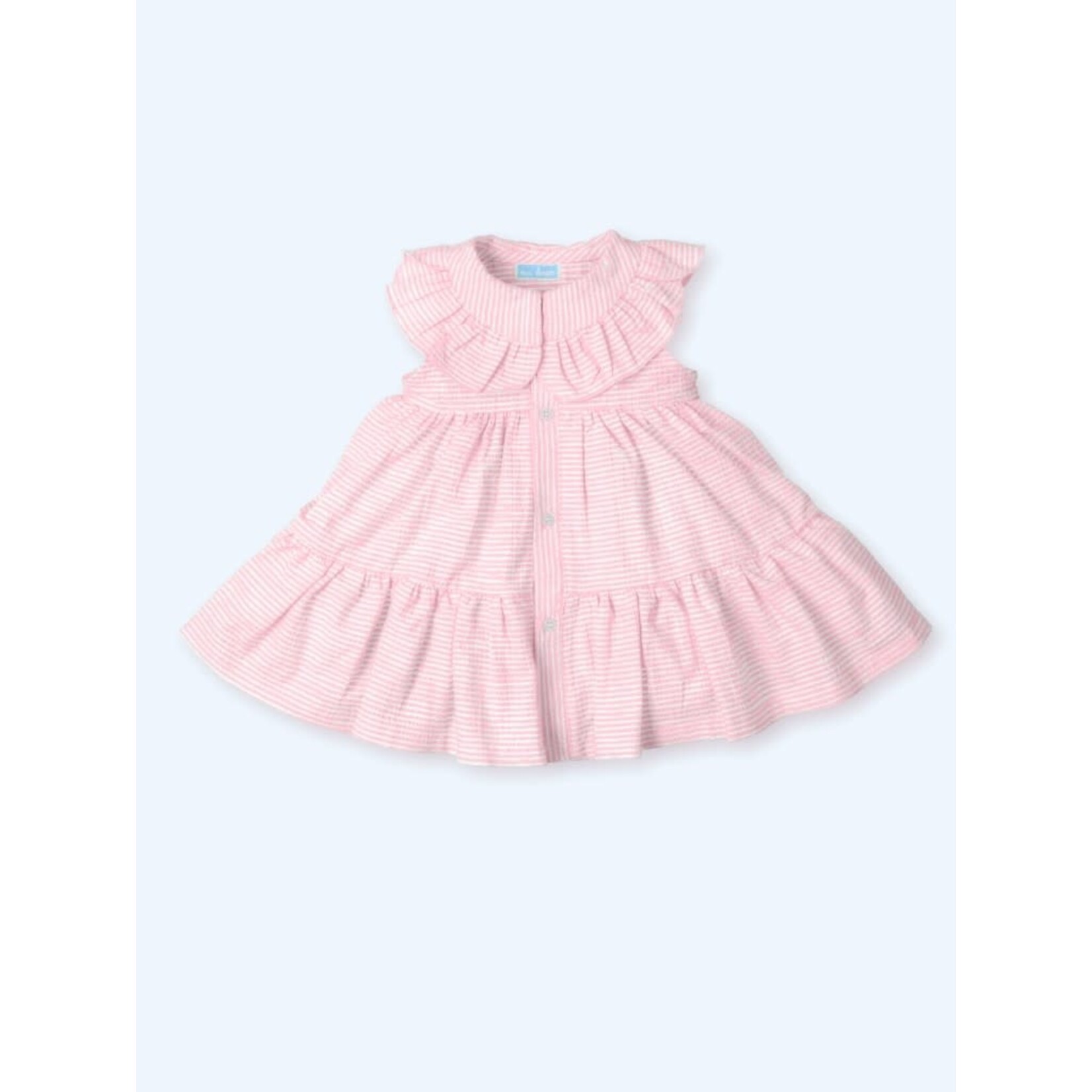 Mac Ilusion Mac Ilusion Vestido tejido algodon abierto delante LIMONATA SEERSUKER Azafata B