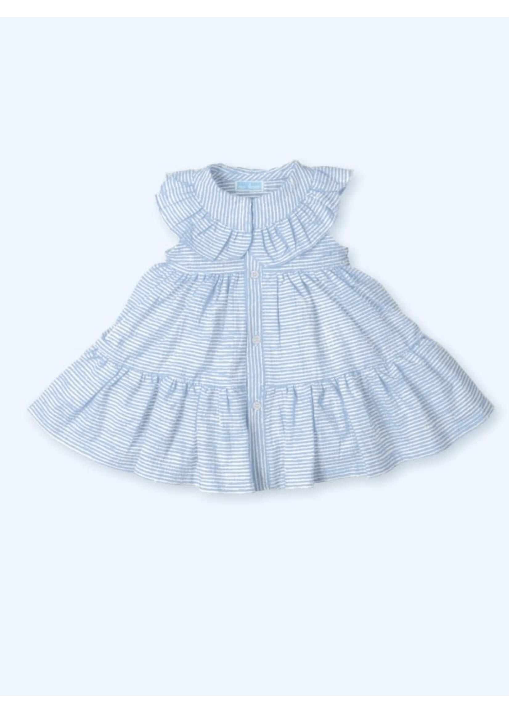 Mac Ilusion Mac Ilusion Vestido tejido algodon abierto delante LIMONATA SEERSUKER Azafata B