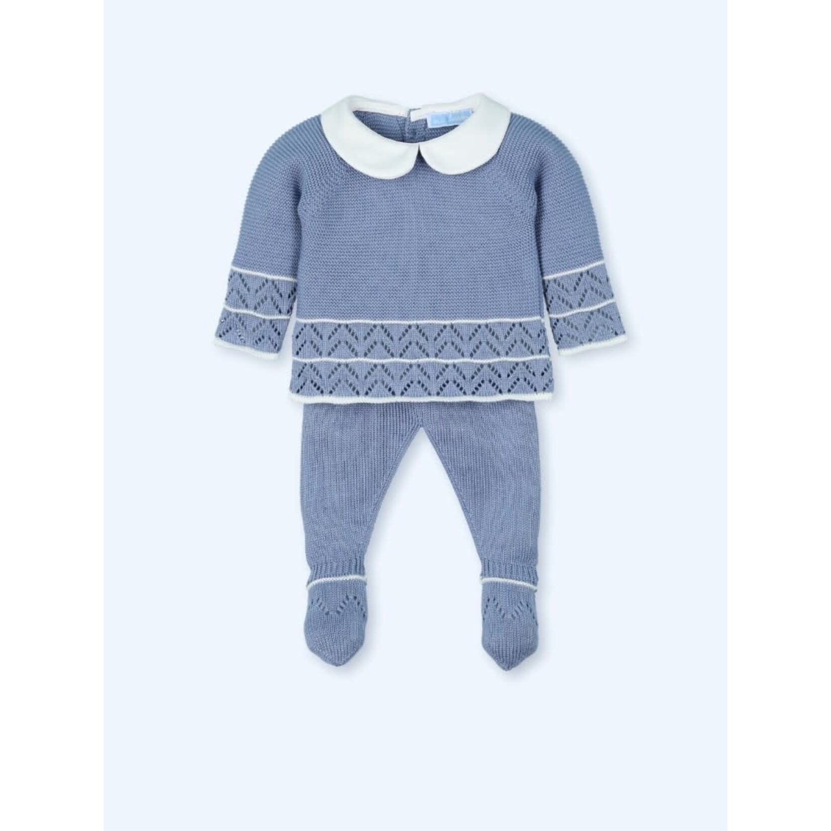 Mac Ilusion Mac Ilusion Traje 2P cuello bebe BARQUITOS BONA Natural B