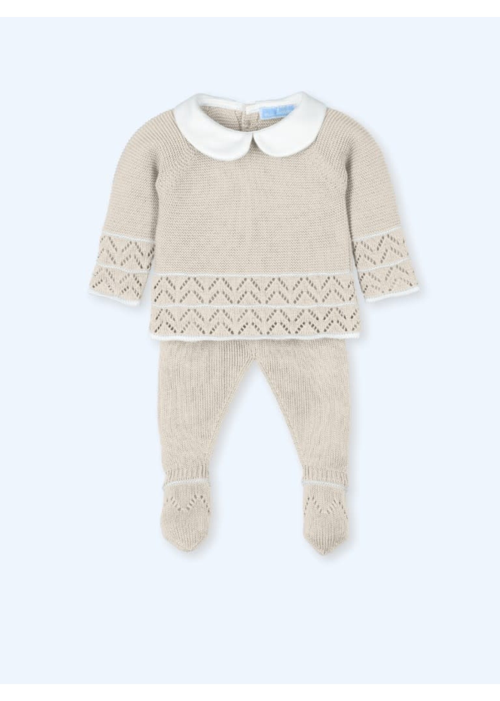 Mac Ilusion Mac Ilusion Traje 2P cuello bebe BARQUITOS BONA Natural B