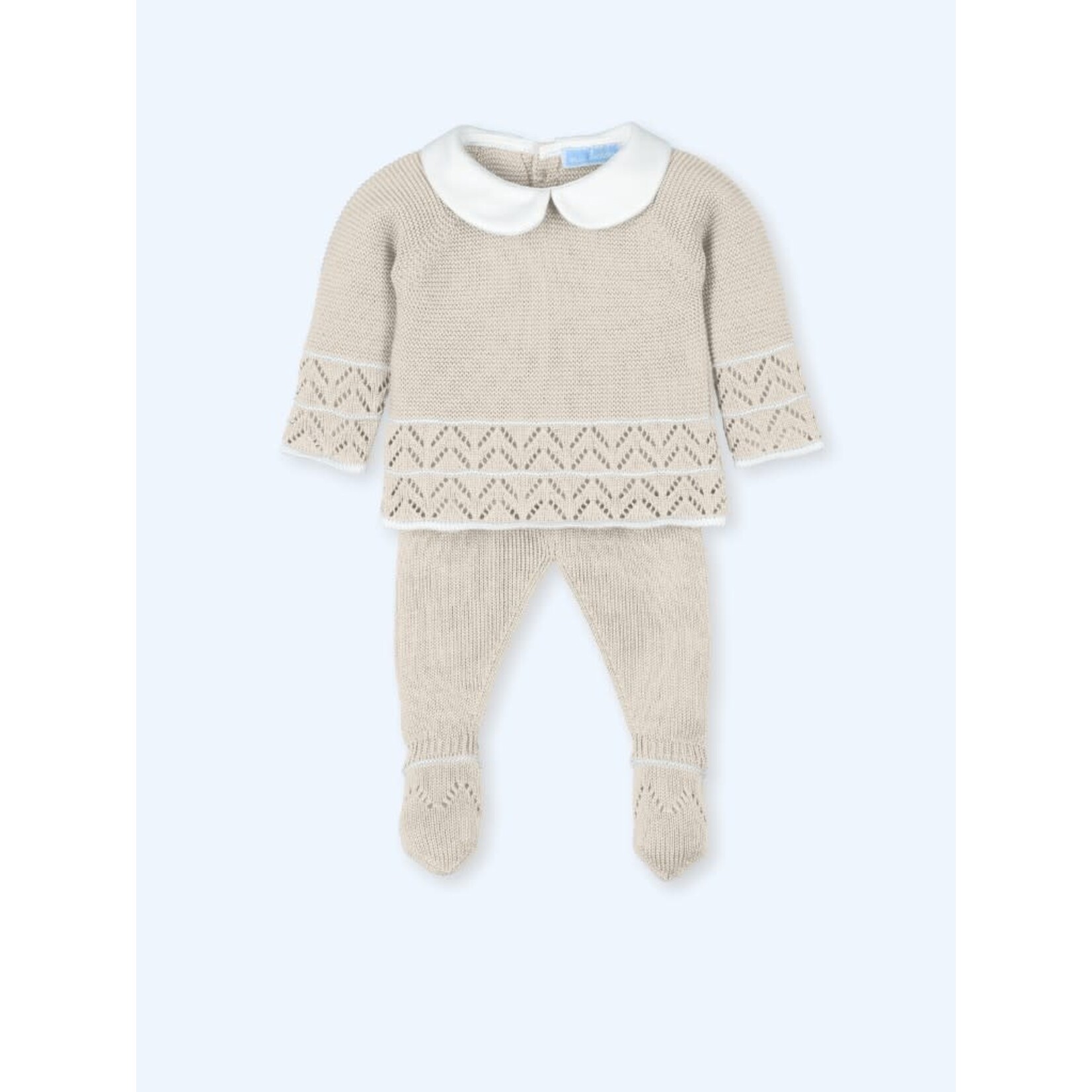 Mac Ilusion Mac Ilusion Traje 2P cuello bebe BARQUITOS BONA Natural B