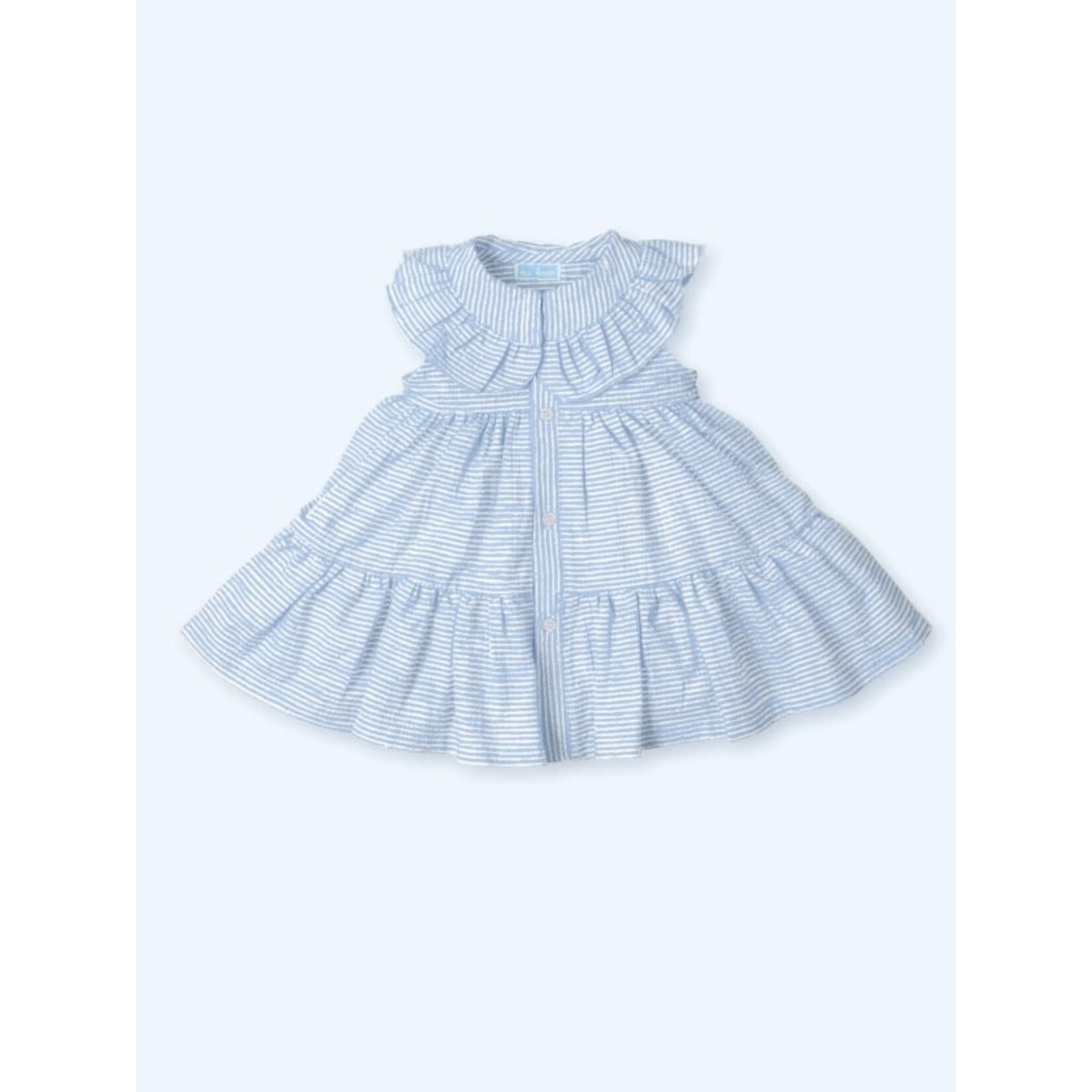 Mac Ilusion Mac Ilusion Vestido tejido algodon abierto delante LIMONATA SEERSUKER Azafata B