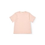 Copenhagen Colors Copenhagen Colors POINTELLE HEART T-SHIRT DUSTY ROSE 215-193