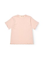 Copenhagen Colors Copenhagen Colors POINTELLE HEART T-SHIRT DUSTY ROSE 215-193