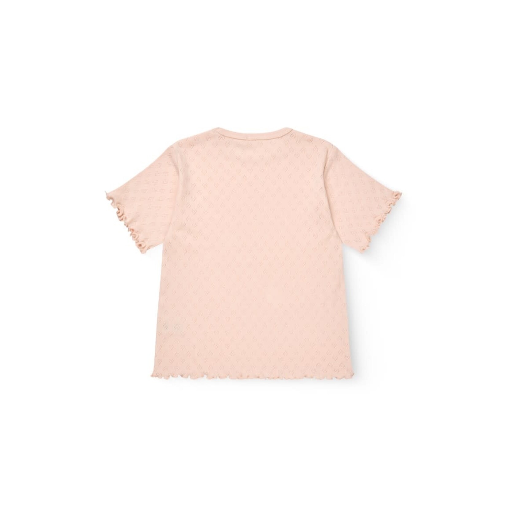 Copenhagen Colors Copenhagen Colors POINTELLE HEART T-SHIRT DUSTY ROSE 215-193