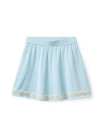Copenhagen Colors Copenhagen Colors KNITTED TENNIS SKIRT ICE BLUE/CREAM COMB. 241-000-401