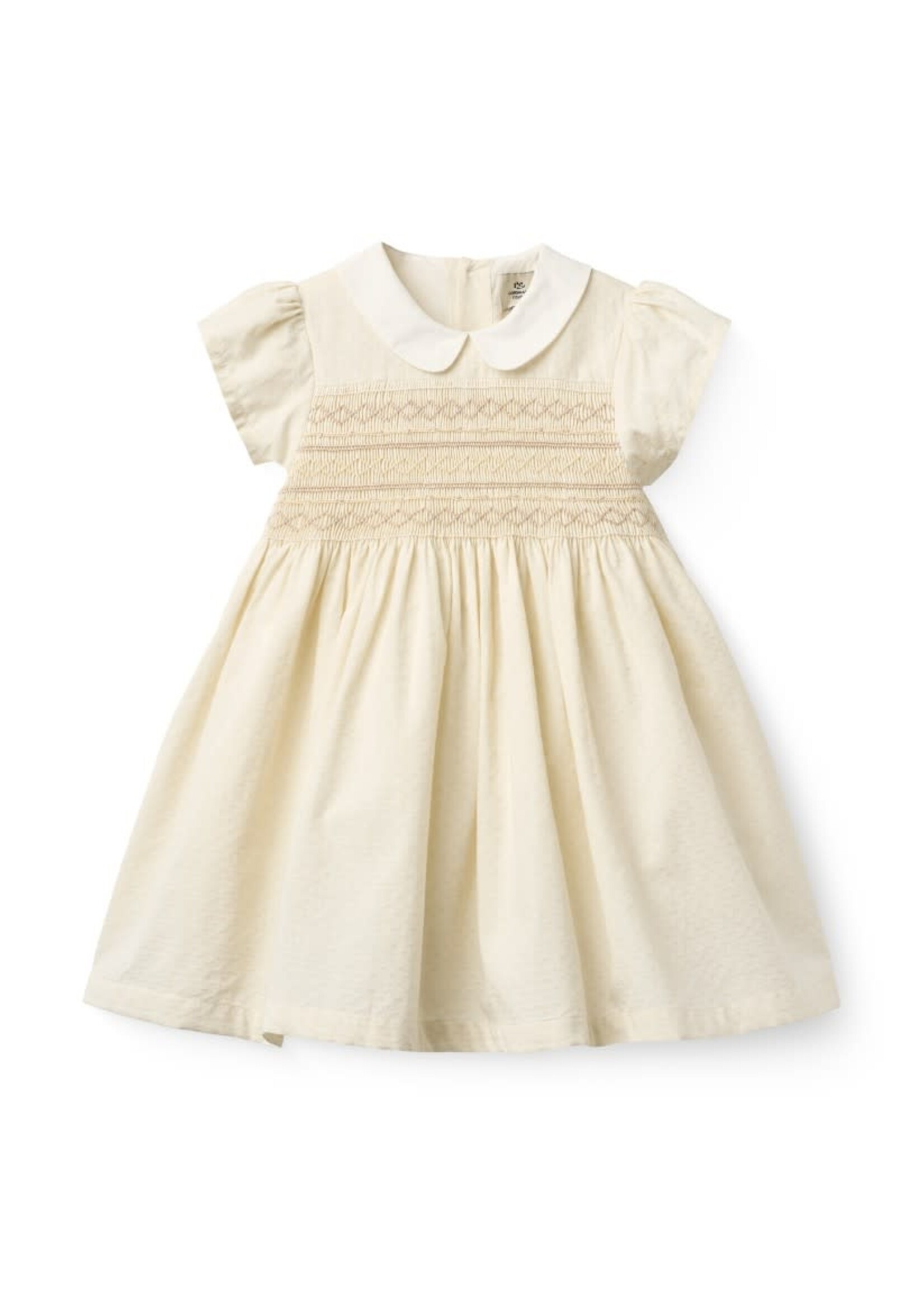 Copenhagen Colors Copenhagen Colors SMOCK DRESS W. EMB. CREAM COMB. 261-240-500