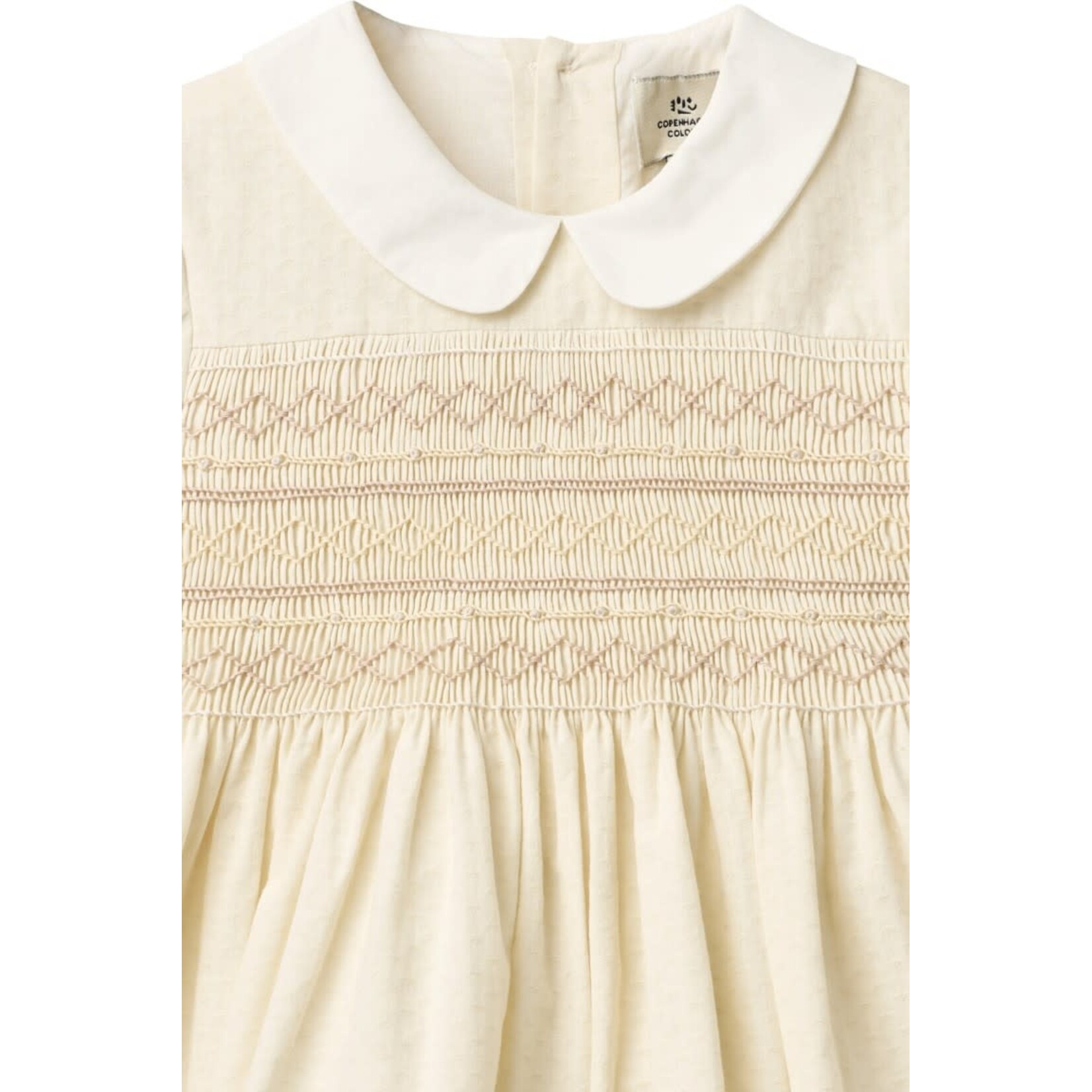 Copenhagen Colors Copenhagen Colors SMOCK DRESS W. EMB. CREAM COMB. 261-240-500
