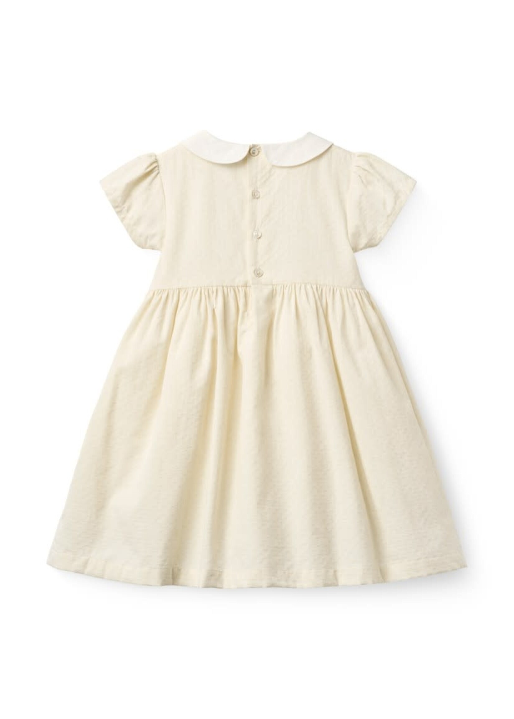 Copenhagen Colors Copenhagen Colors SMOCK DRESS W. EMB. CREAM COMB. 261-240-500