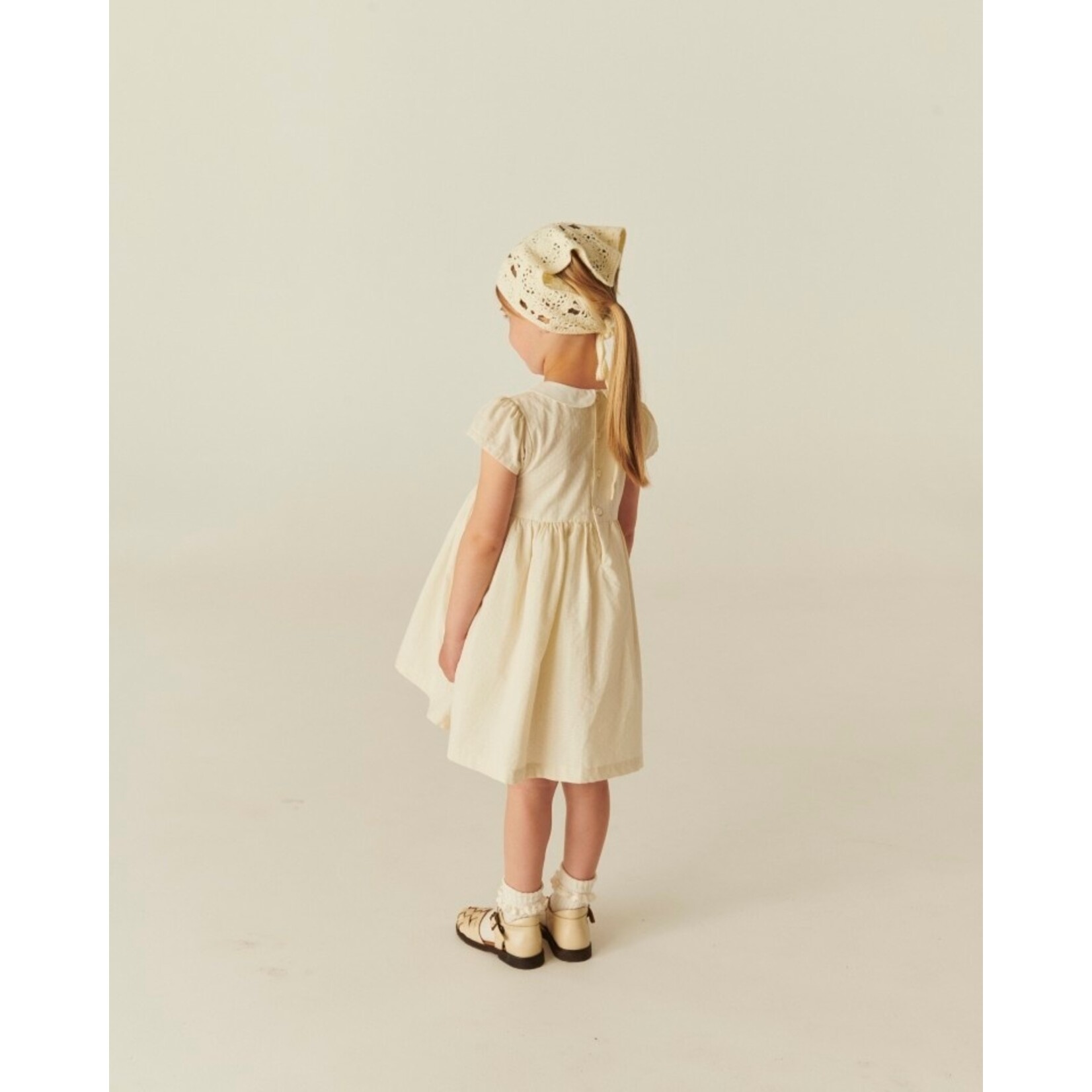 Copenhagen Colors Copenhagen Colors SMOCK DRESS W. EMB. CREAM COMB. 261-240-500