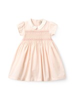 Copenhagen Colors Copenhagen Colors SMOCK DRESS W. EMB. DUSTY ROSE COMB. 261-240-500