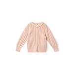 Copenhagen Colors Copenhagen Colors KNITTED POINTELLE CARDIGAN DUSTY ROSE COMB. 261-000-316