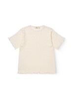 Copenhagen Colors Copenhagen Colors POINTELLE HEART T-SHIRT CREAM 215-193