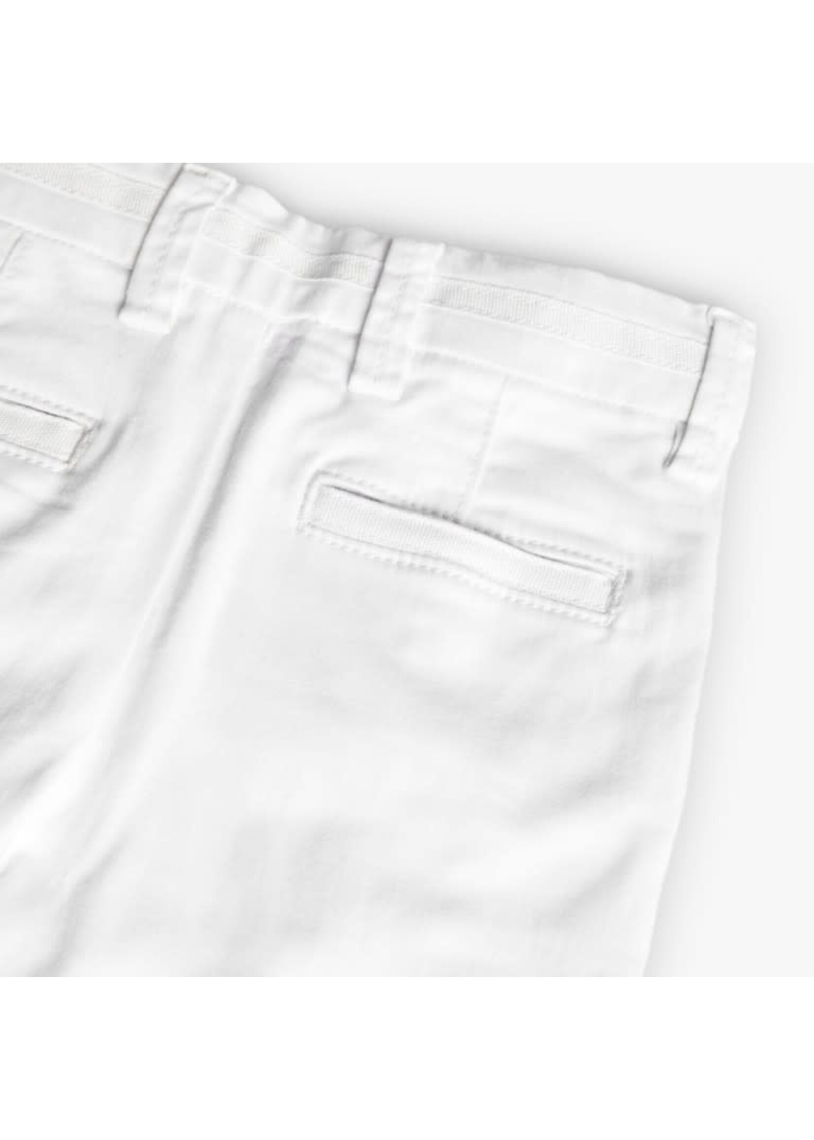 Boboli Boboli Stretch satin trousers for BOY-BCI white 711155