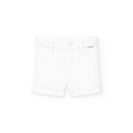 Boboli Boboli Satin bermuda shorts for baby boy -BCI white 711100